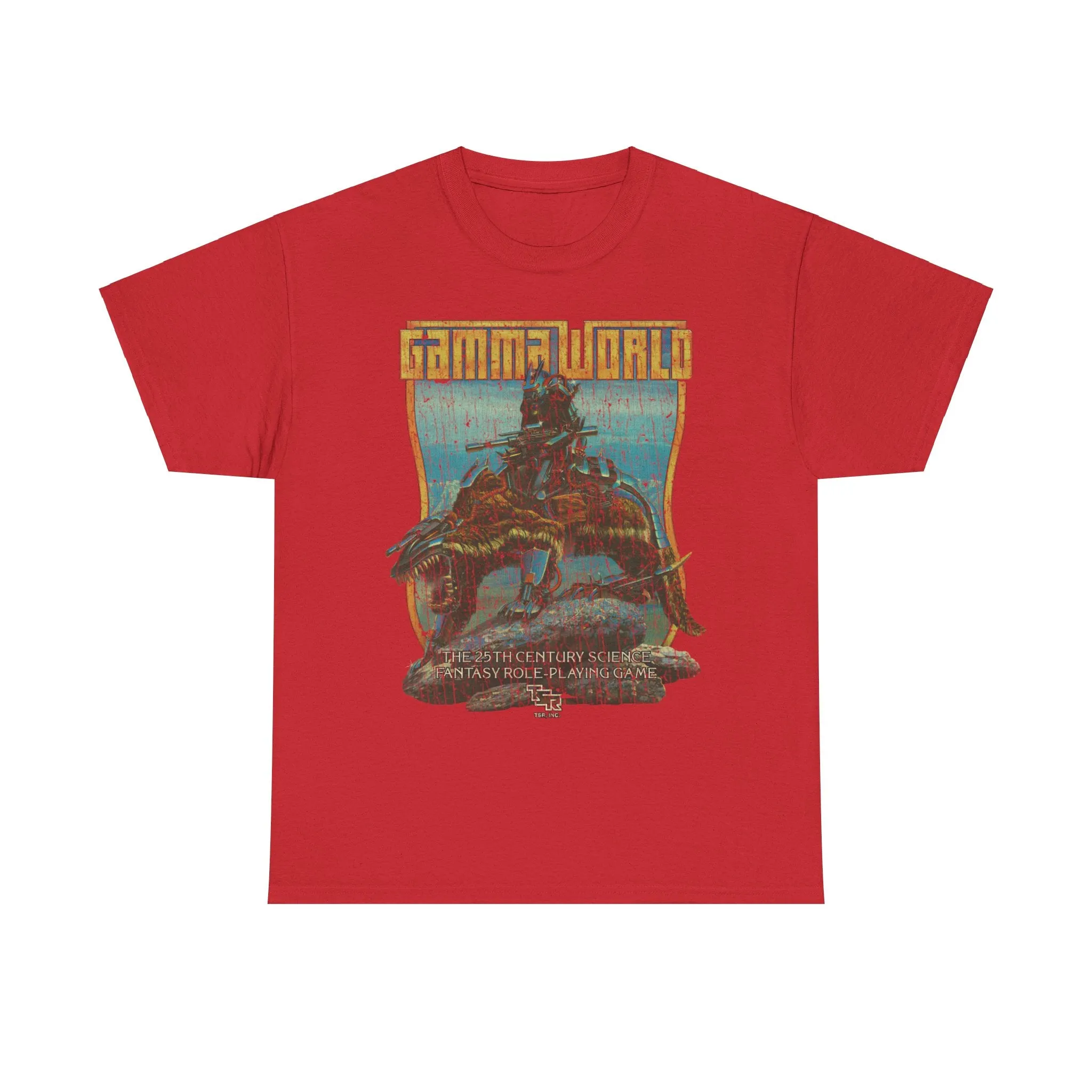 Gamma World 1978 Science Fantasy Role Playing Video Game T-shirt