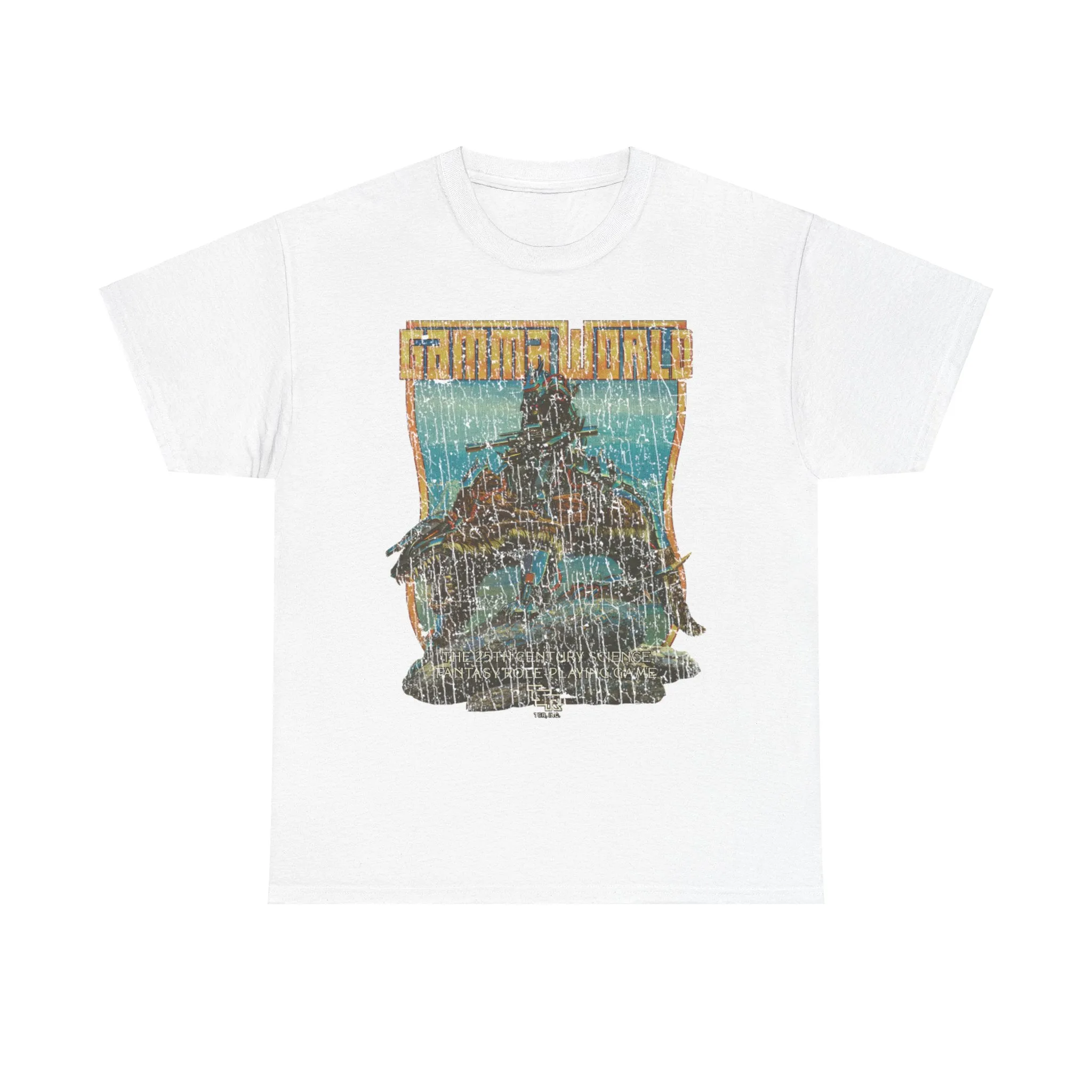Gamma World 1978 Science Fantasy Role Playing Video Game T-shirt