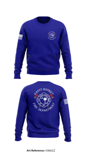 Gantt District Fire Dept.  Store 1 Core Men's Crewneck Performance Sweatshirt - PJMAzZ