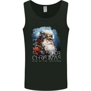 Gear Up Christmas Steampunk Santa Xmas Mens Vest Tank Top