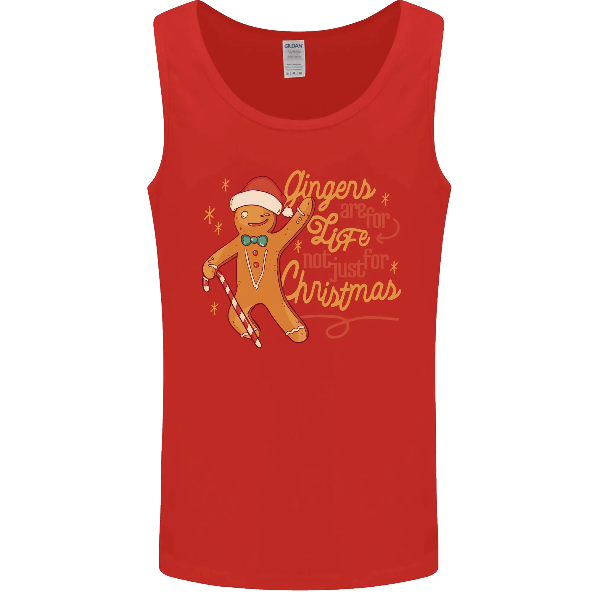Gingers are for Life Funny Christmas Xmas Mens Vest Tank Top