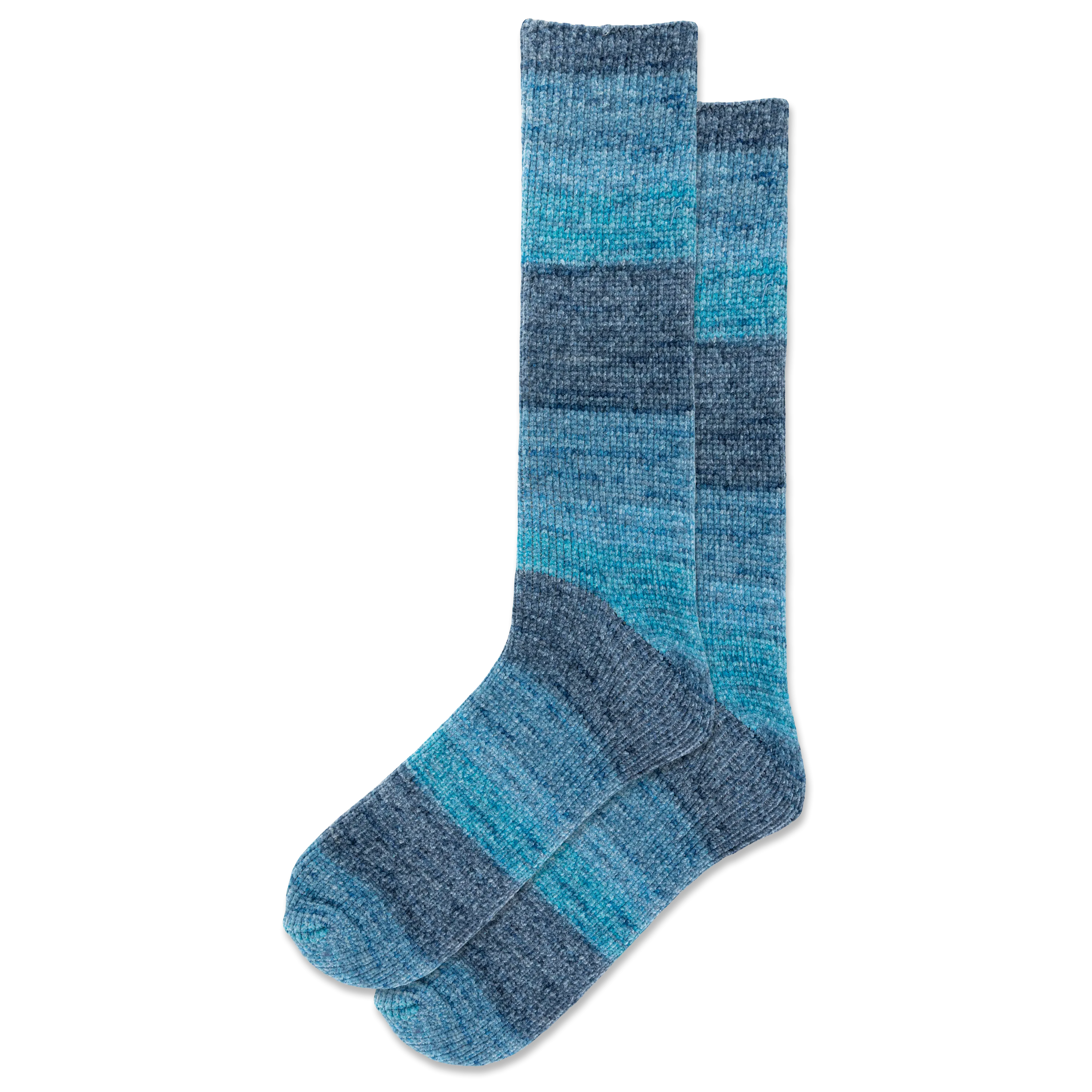 HOTSOX Men's Ombre Chenille Crew Sock