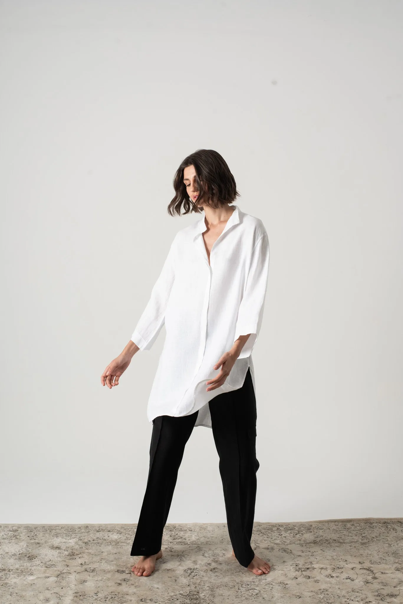 Hugo Tunic Shirt White