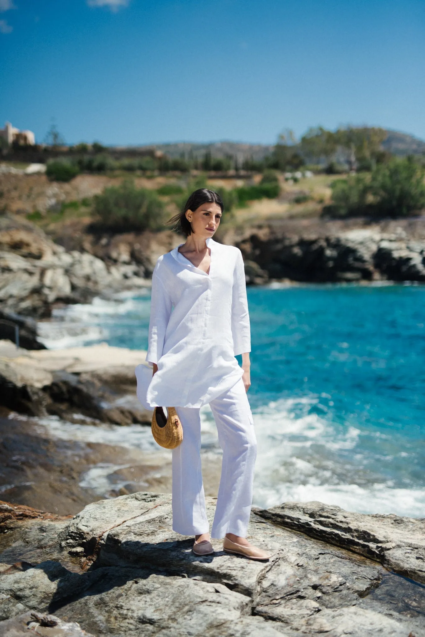 Hugo Tunic Shirt White