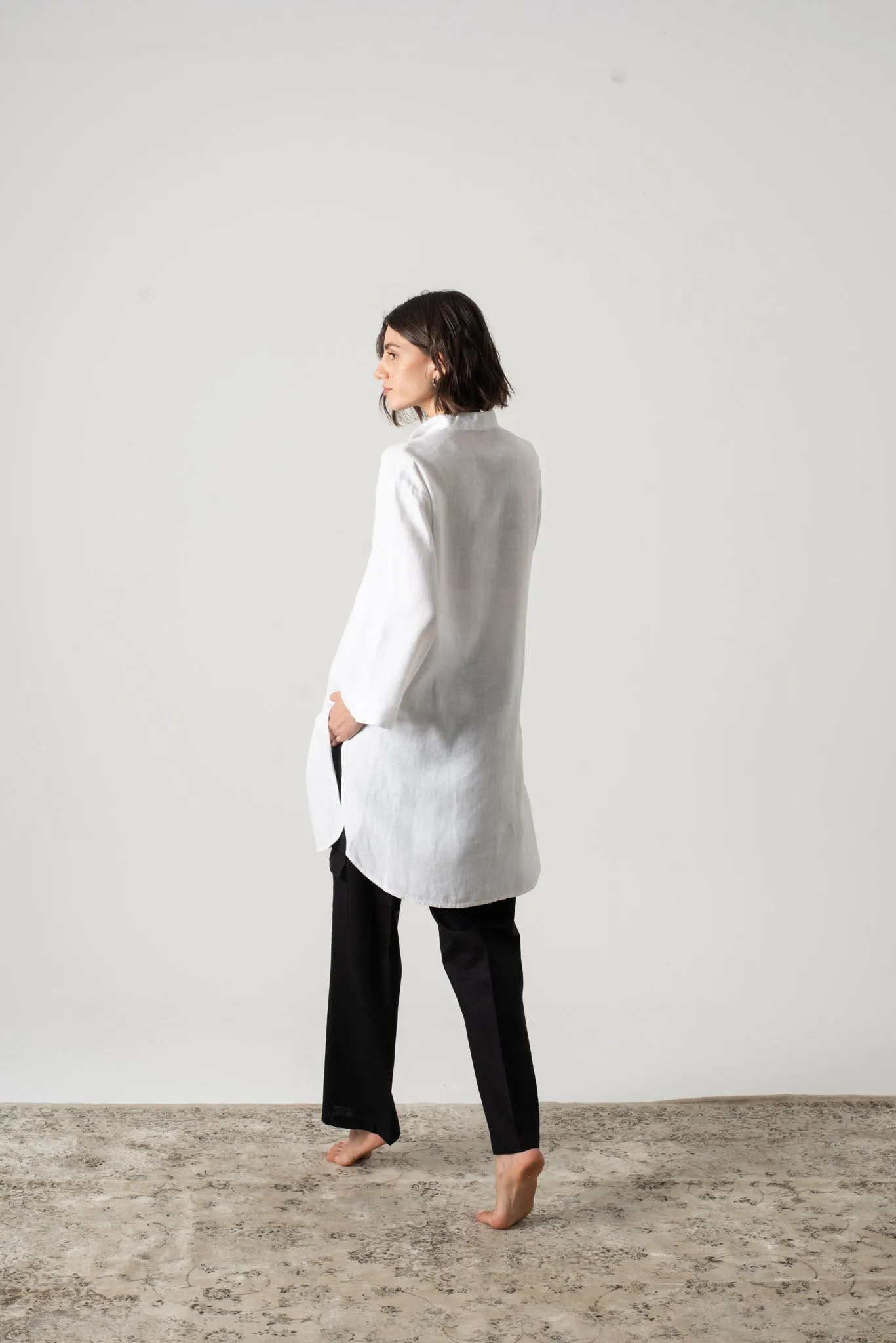 Hugo Tunic Shirt White