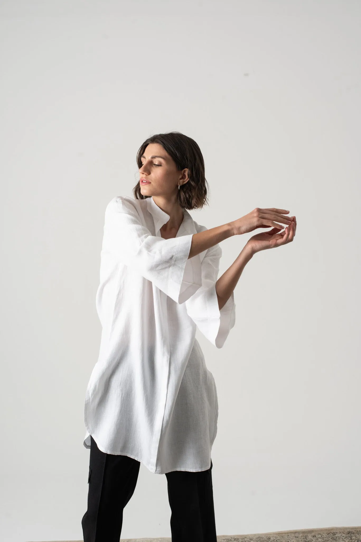 Hugo Tunic Shirt White