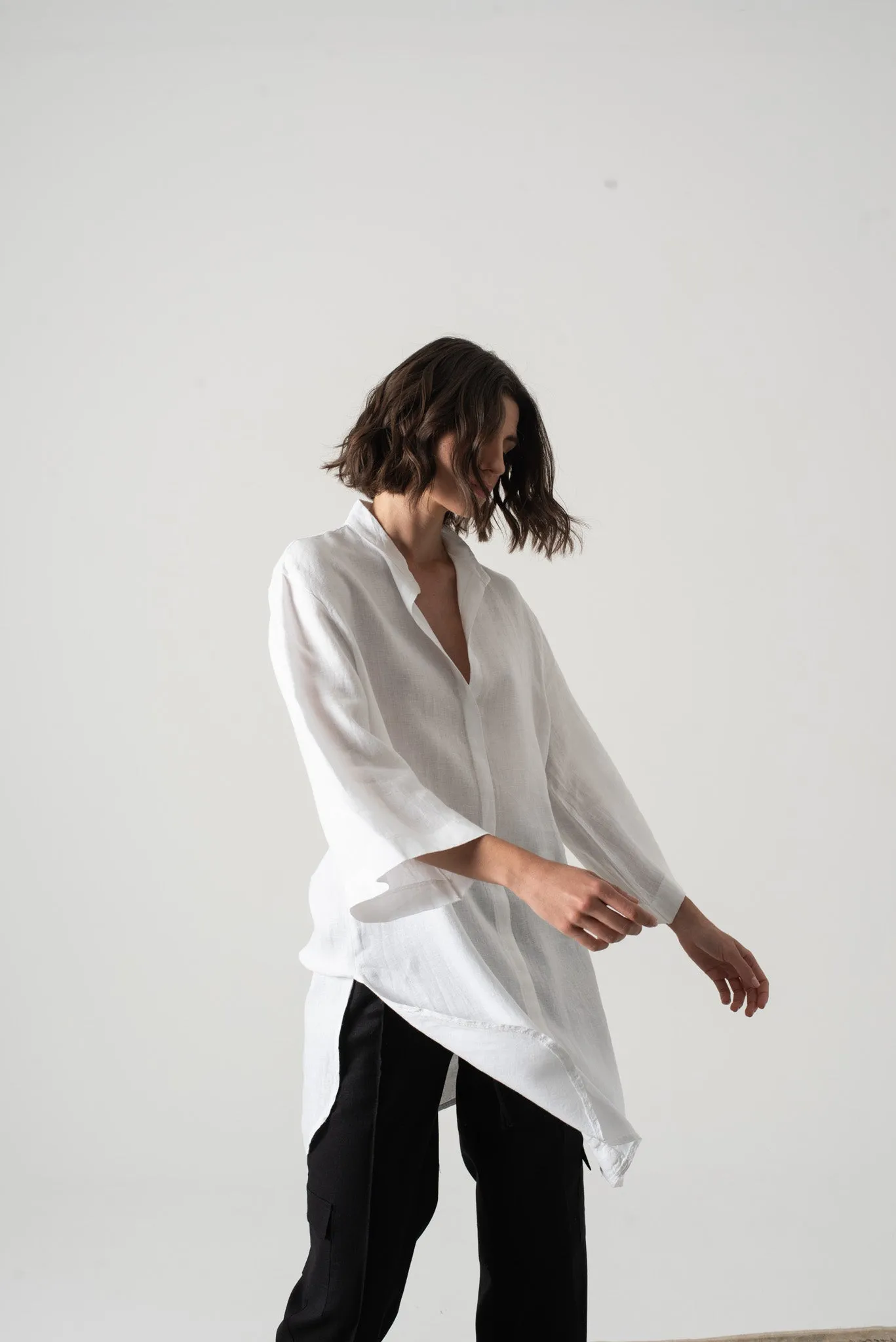 Hugo Tunic Shirt White