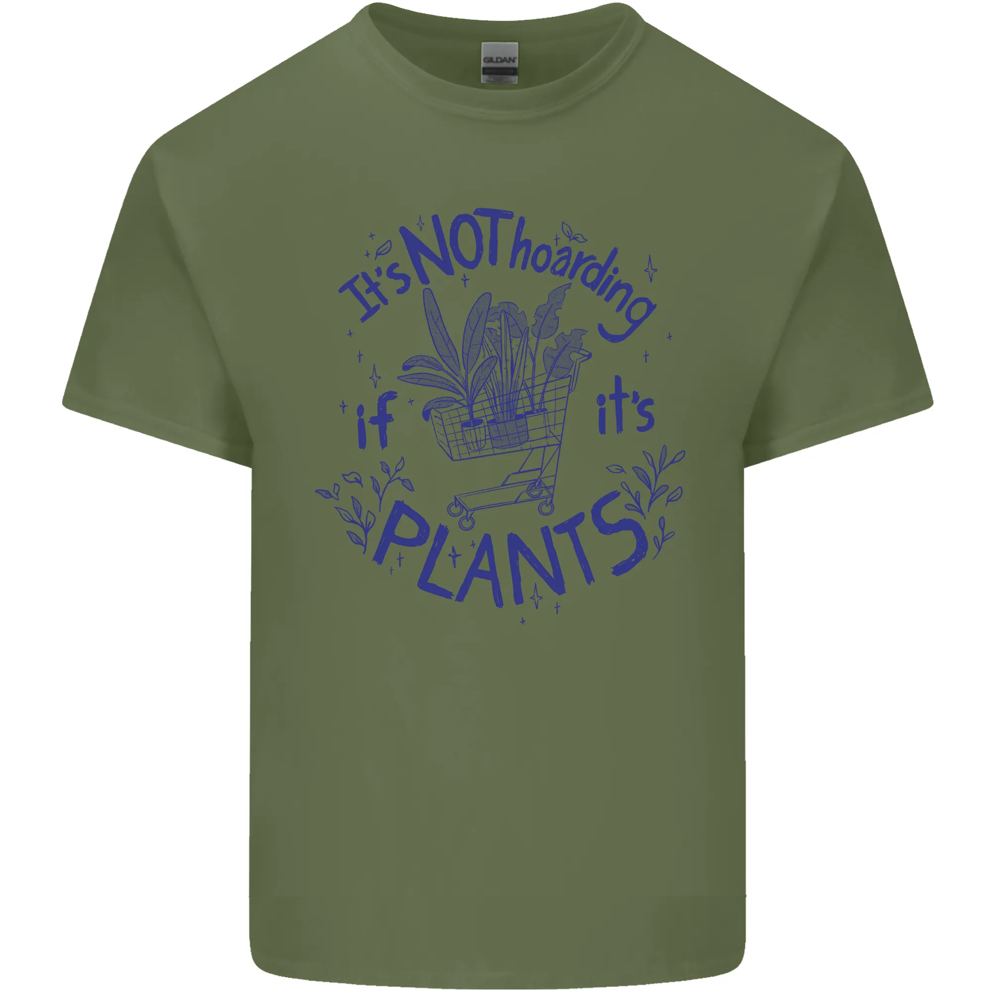 It's Not Hoarding if Its House Plants Funny Mens Light Cotton T-Shirt