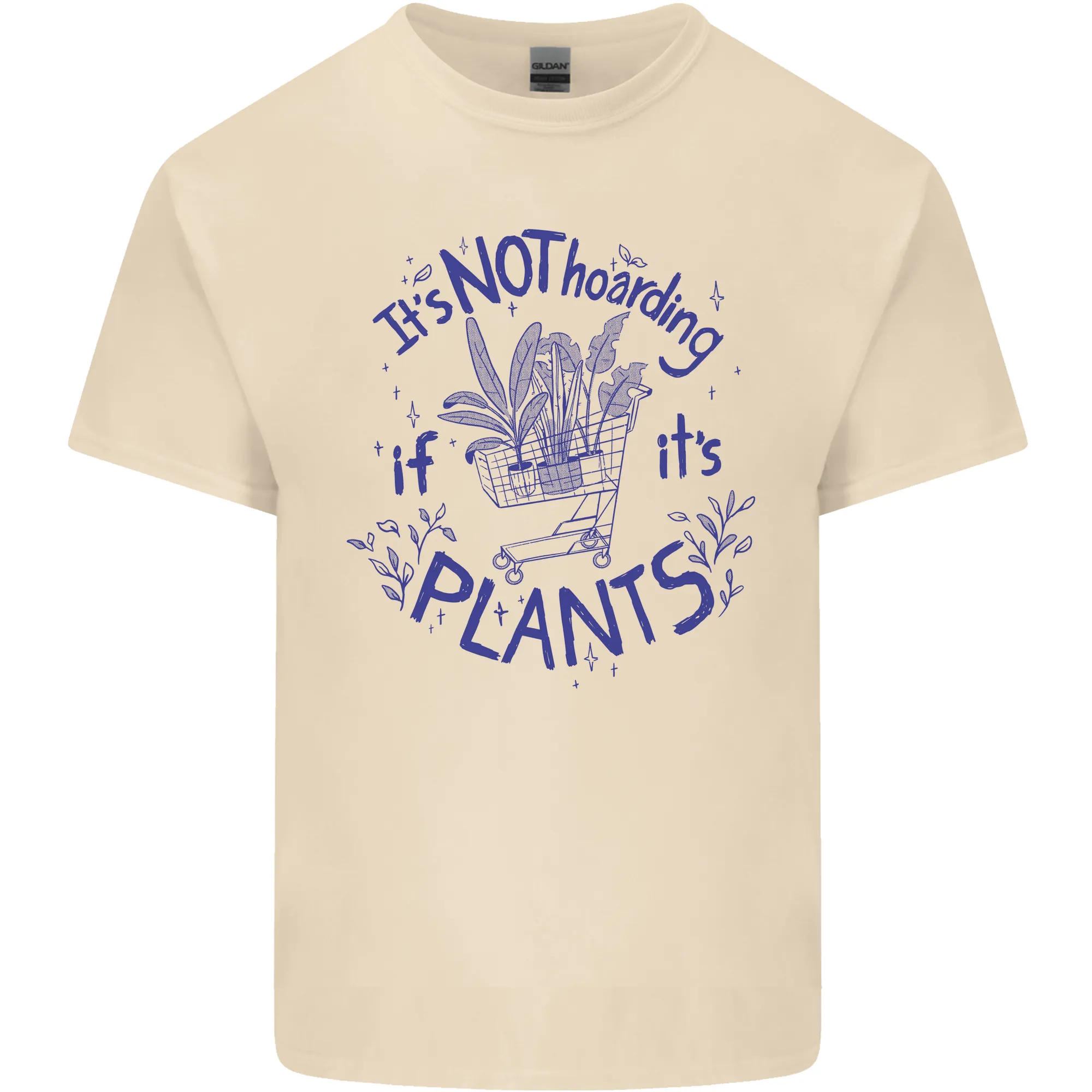 It's Not Hoarding if Its House Plants Funny Mens Light Cotton T-Shirt