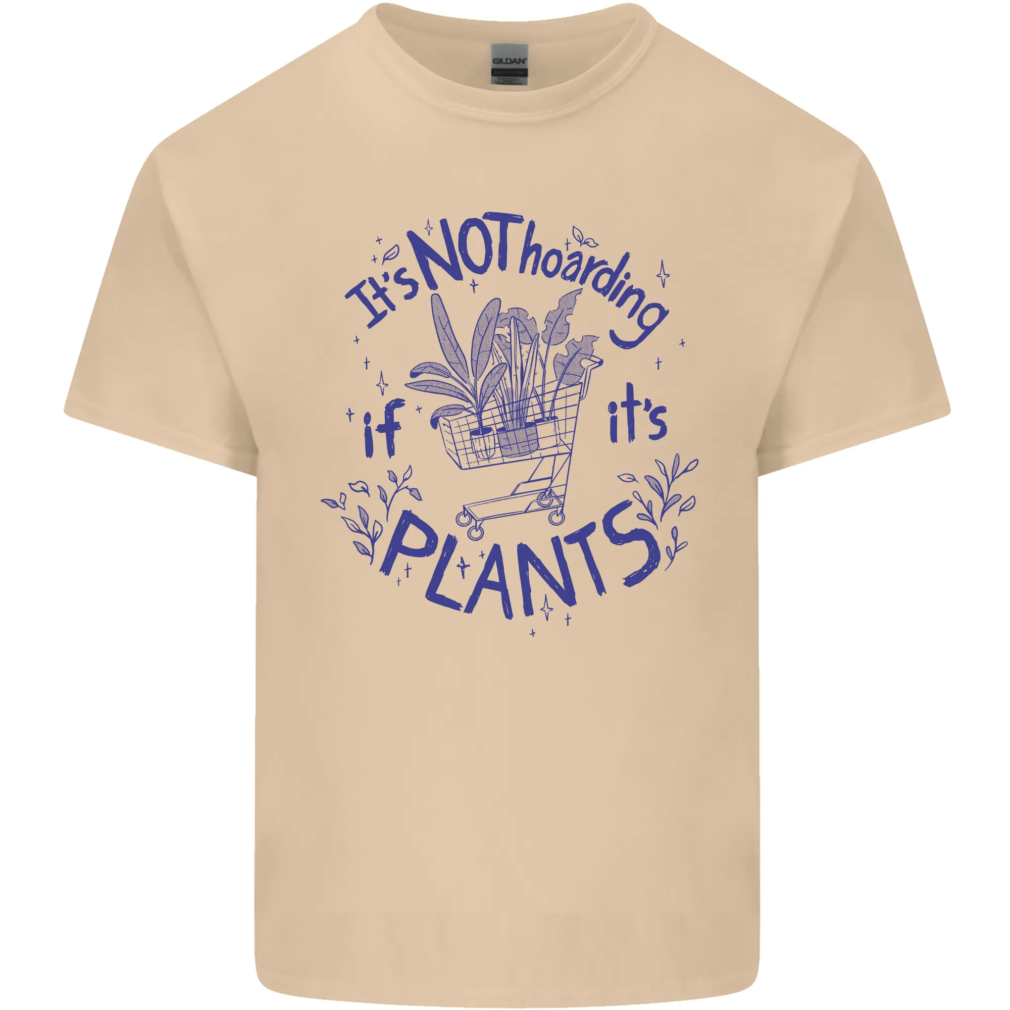 It's Not Hoarding if Its House Plants Funny Mens Light Cotton T-Shirt