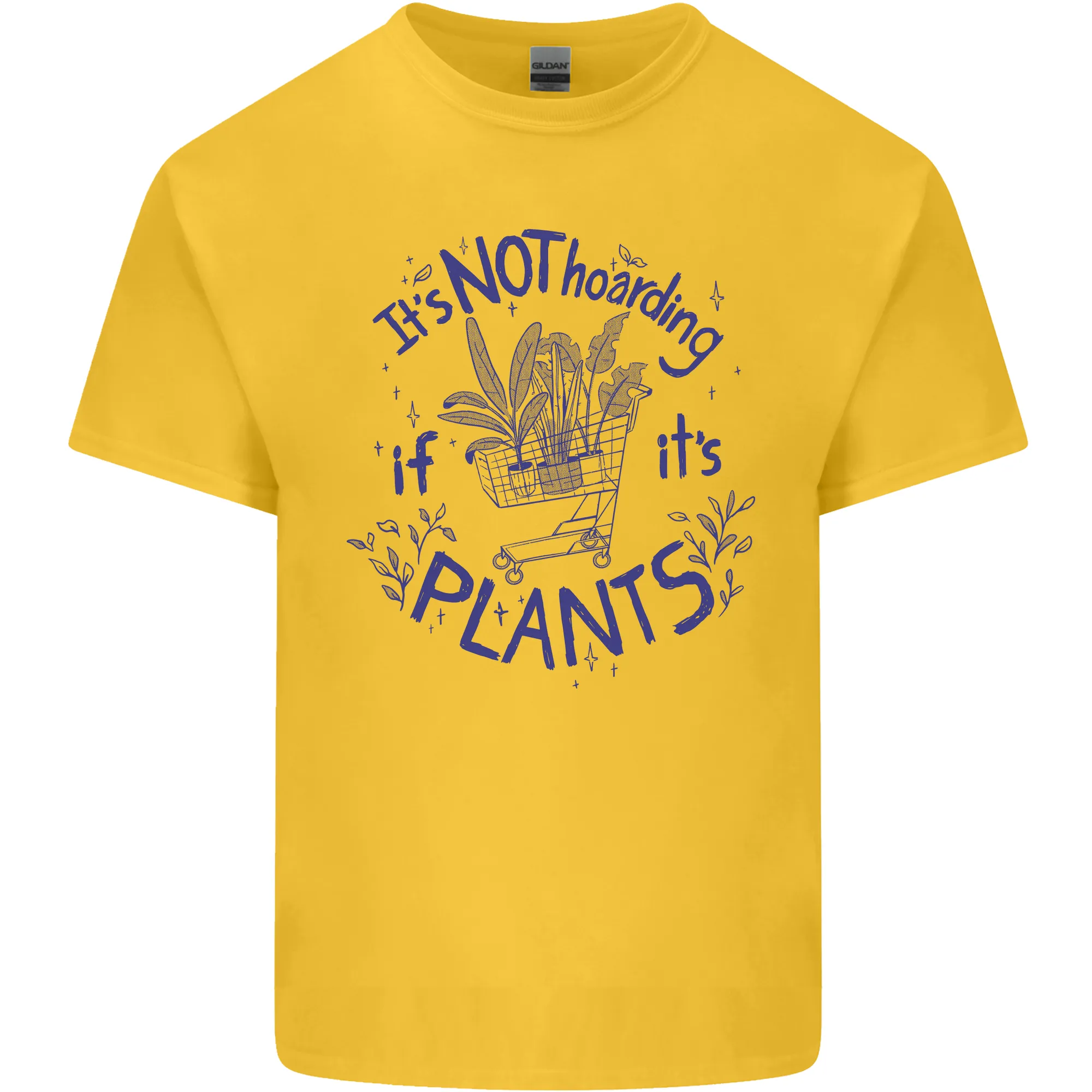 It's Not Hoarding if Its House Plants Funny Mens Light Cotton T-Shirt