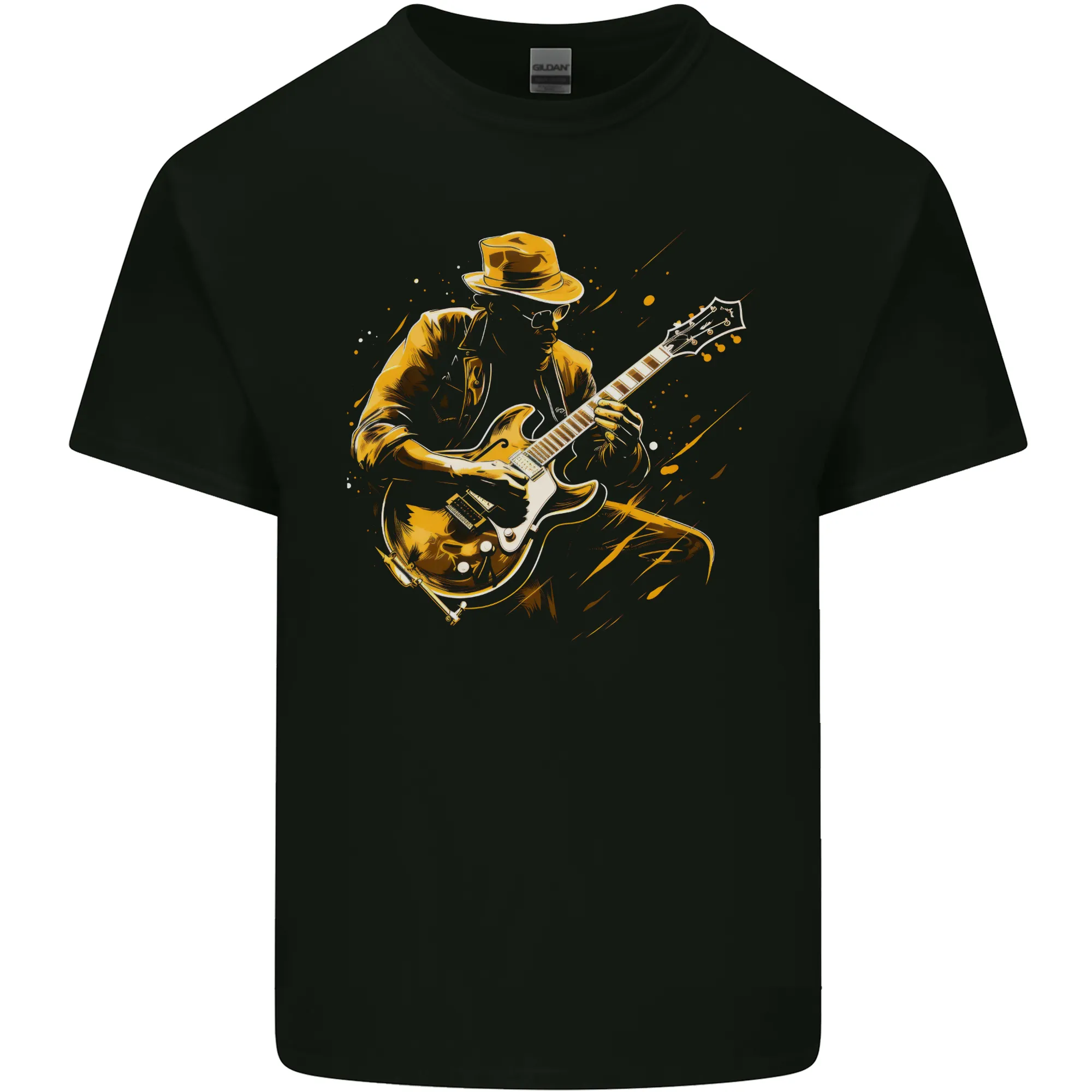 Jazz Guitar Player Guitarist Mens Light Cotton T-Shirt