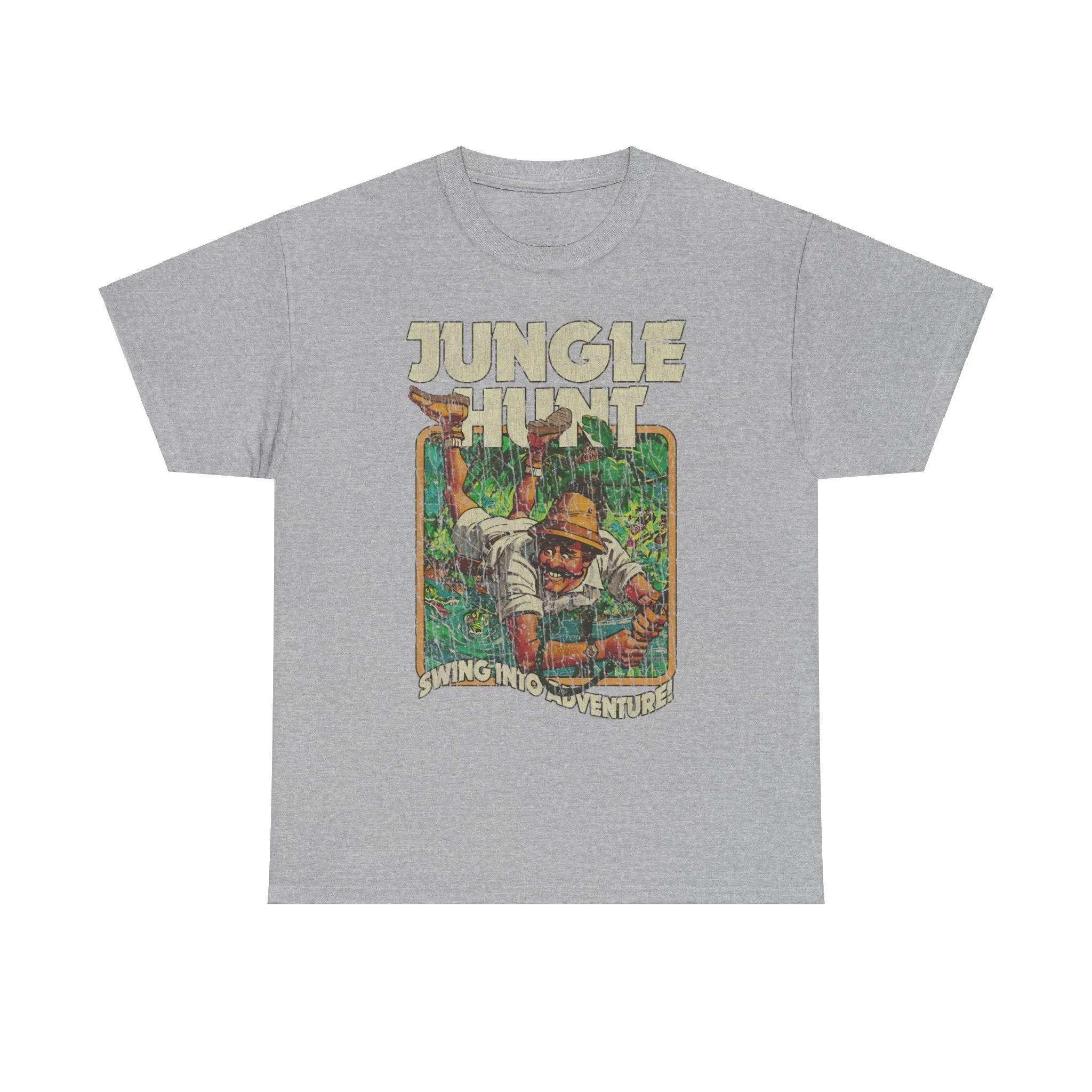 Jungle Hunt Swing Into Adventure 1982 Video Game T-shirt