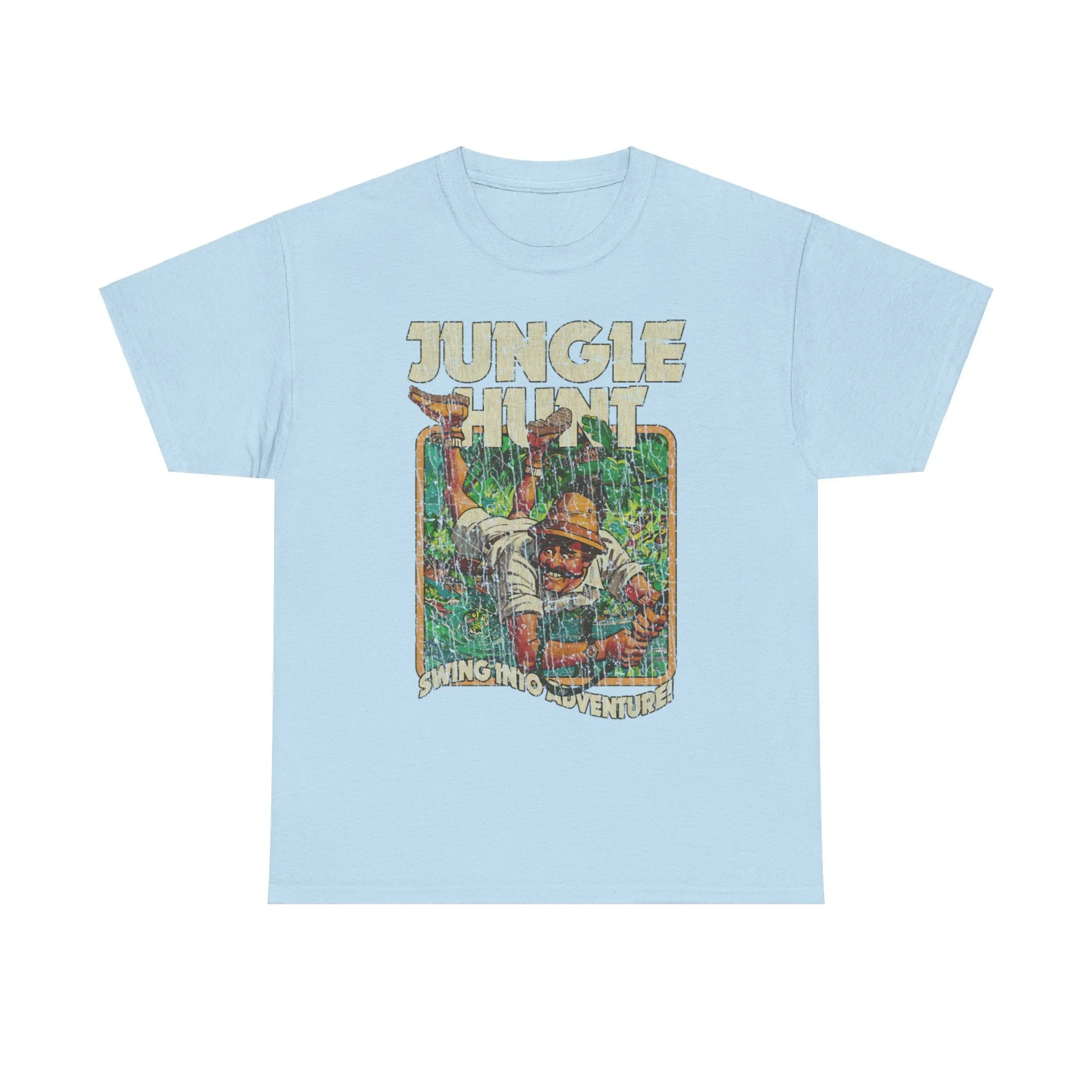 Jungle Hunt Swing Into Adventure 1982 Video Game T-shirt