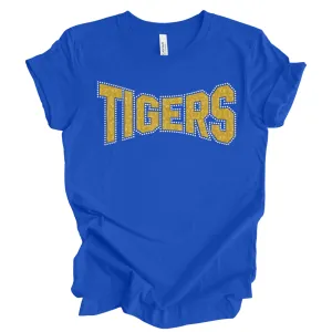 Marana Tigers Baseball Rhinestone Bling Shirt or Hoodie customized with name on back