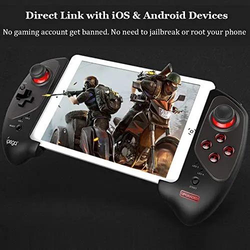 Megadream Game Controller for iPad iPhone MacBook Android Samsung Phone Tablet PC Wireless Gaming Gamepad Joystick - MFi Certified - COD - Genshin Impact - Direct Play