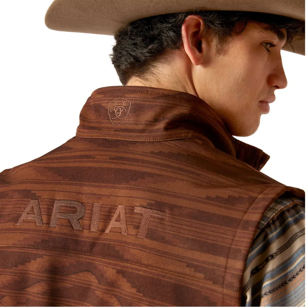 Men’s Ariat Shaved Chocolate Logo 2.0 Chimayo Vest