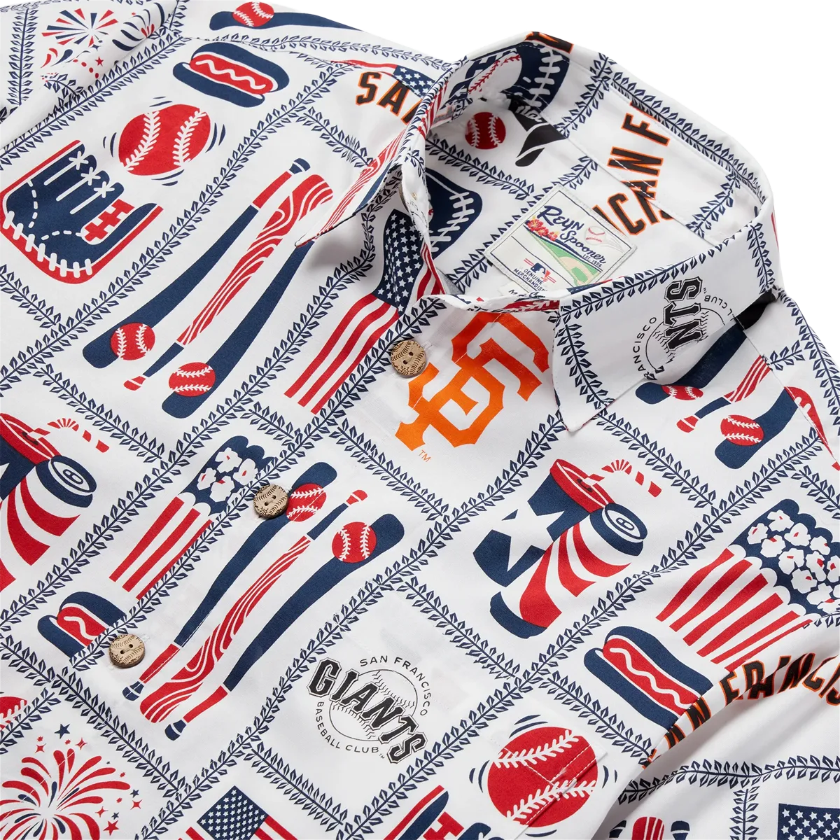 Men's Giants Americana Button Down