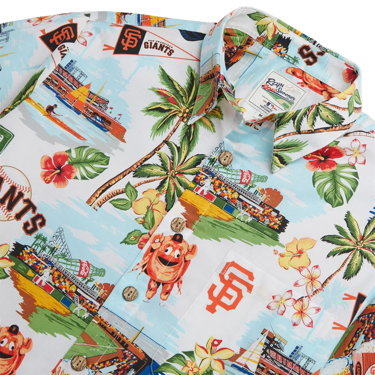 Men's Giants Scenic Button Down