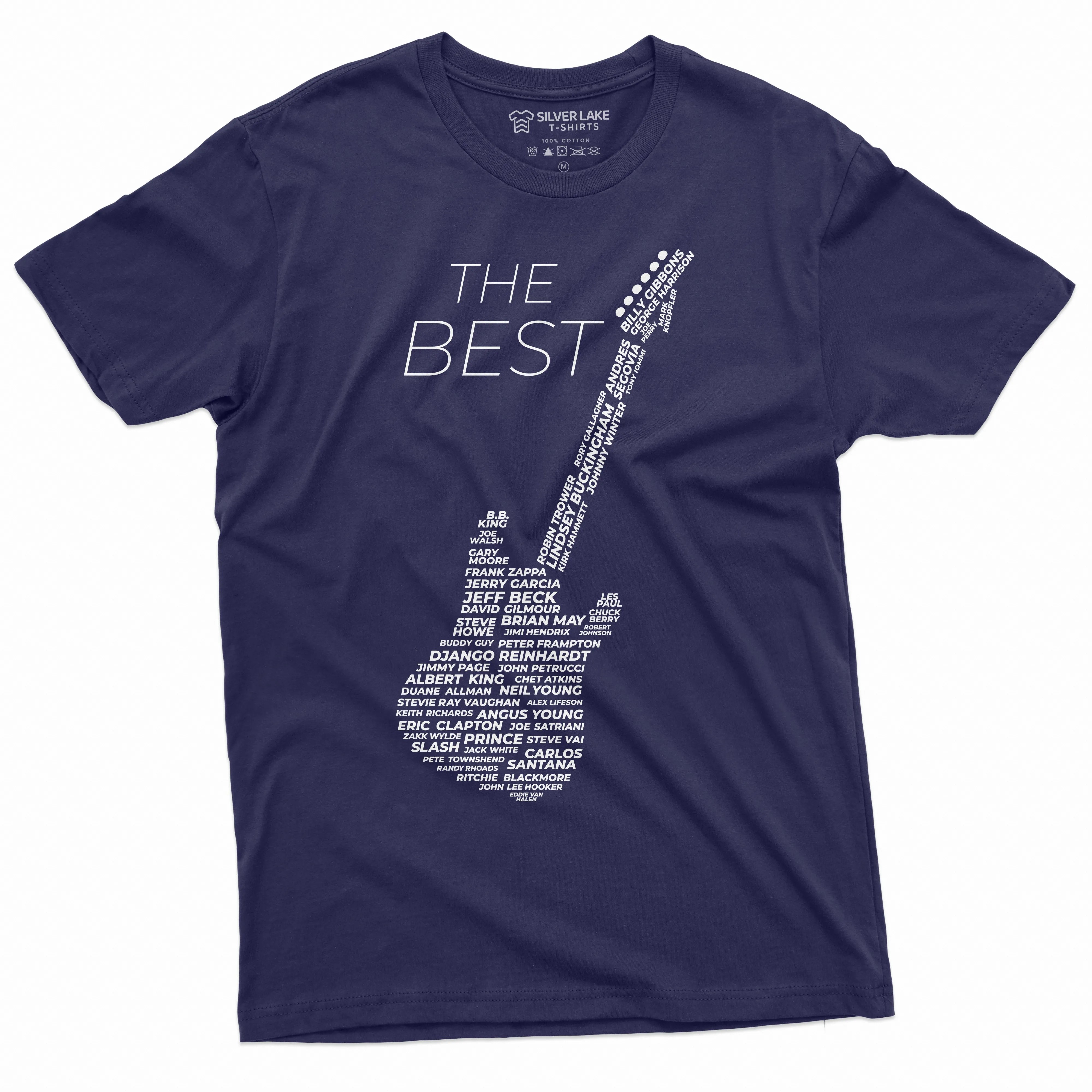 Men's Guitar Player T-shirt Music Band Country Rock jazz Shirt Legendary Guitarists Tee
