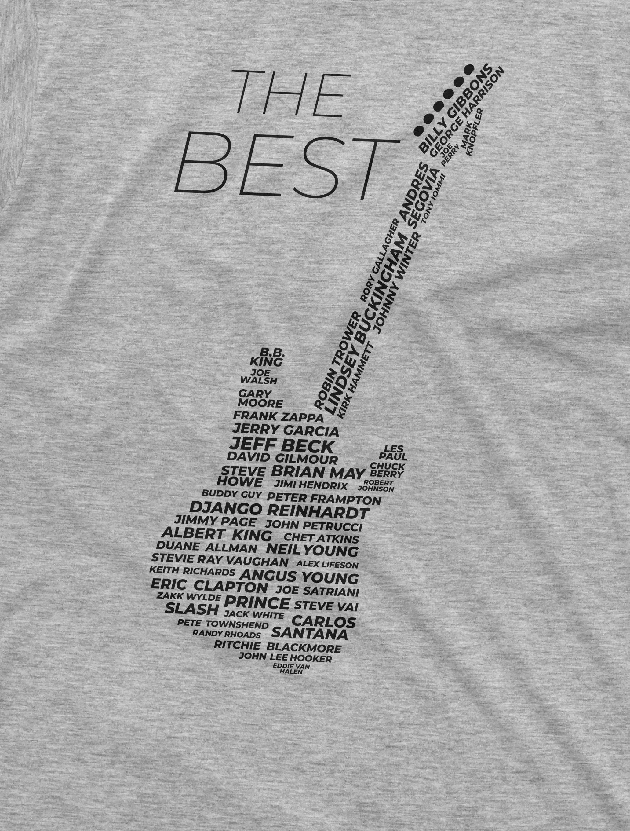 Men's Guitar Player T-shirt Music Band Country Rock jazz Shirt Legendary Guitarists Tee