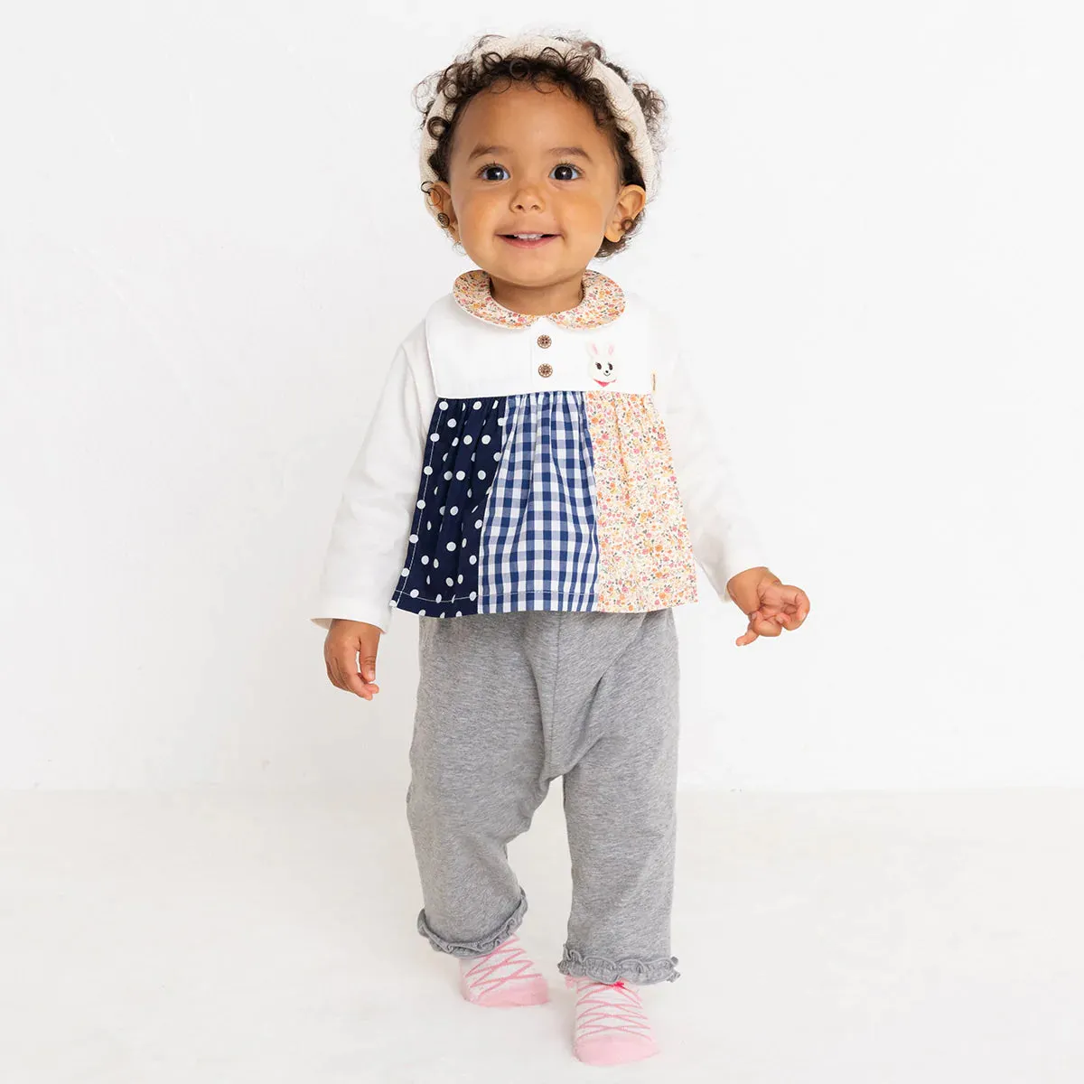 MIKIHOUSE BIB&BLOOMER SET