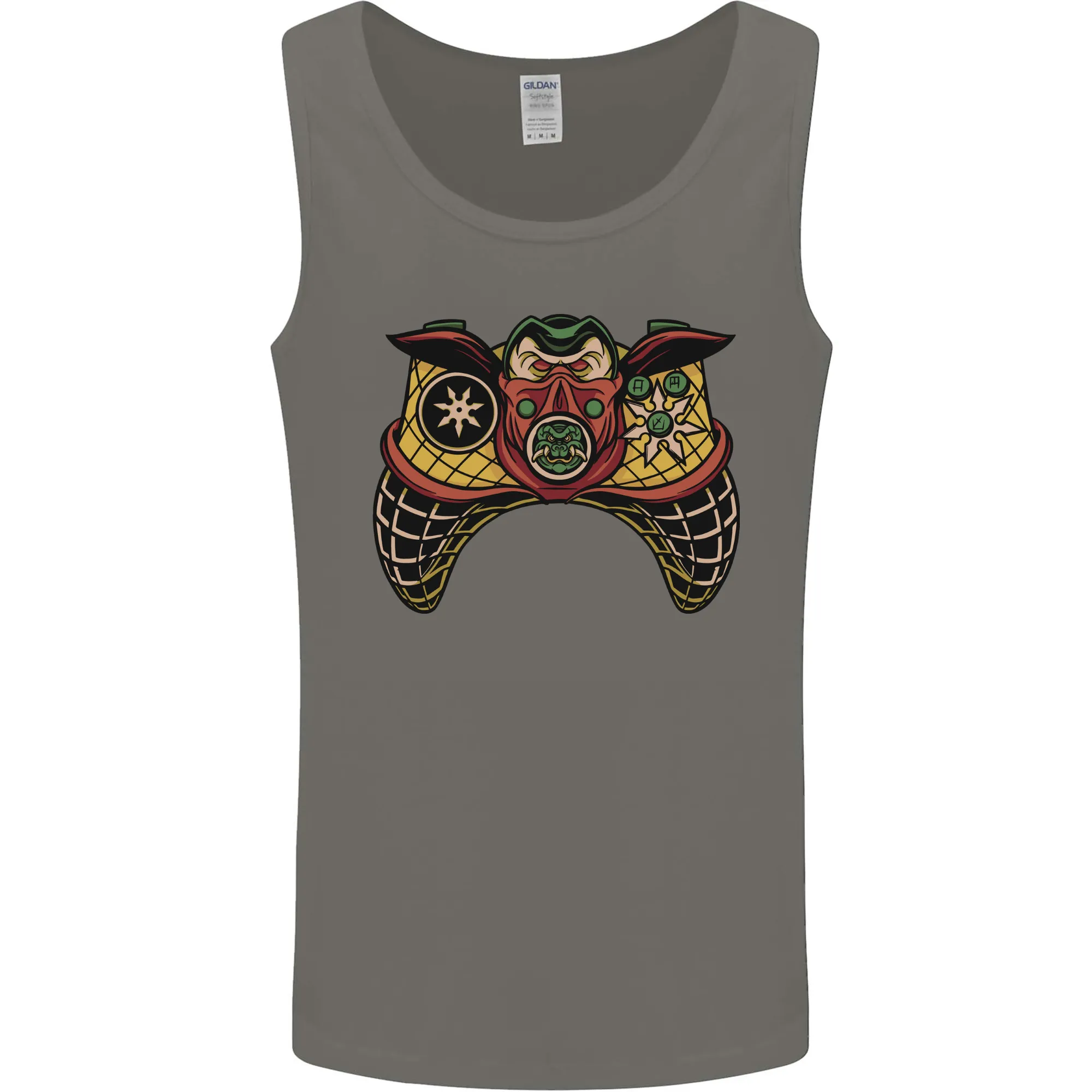 Ninja Joypad Joystick Video Games Gamer Gaming Mens Vest Tank Top