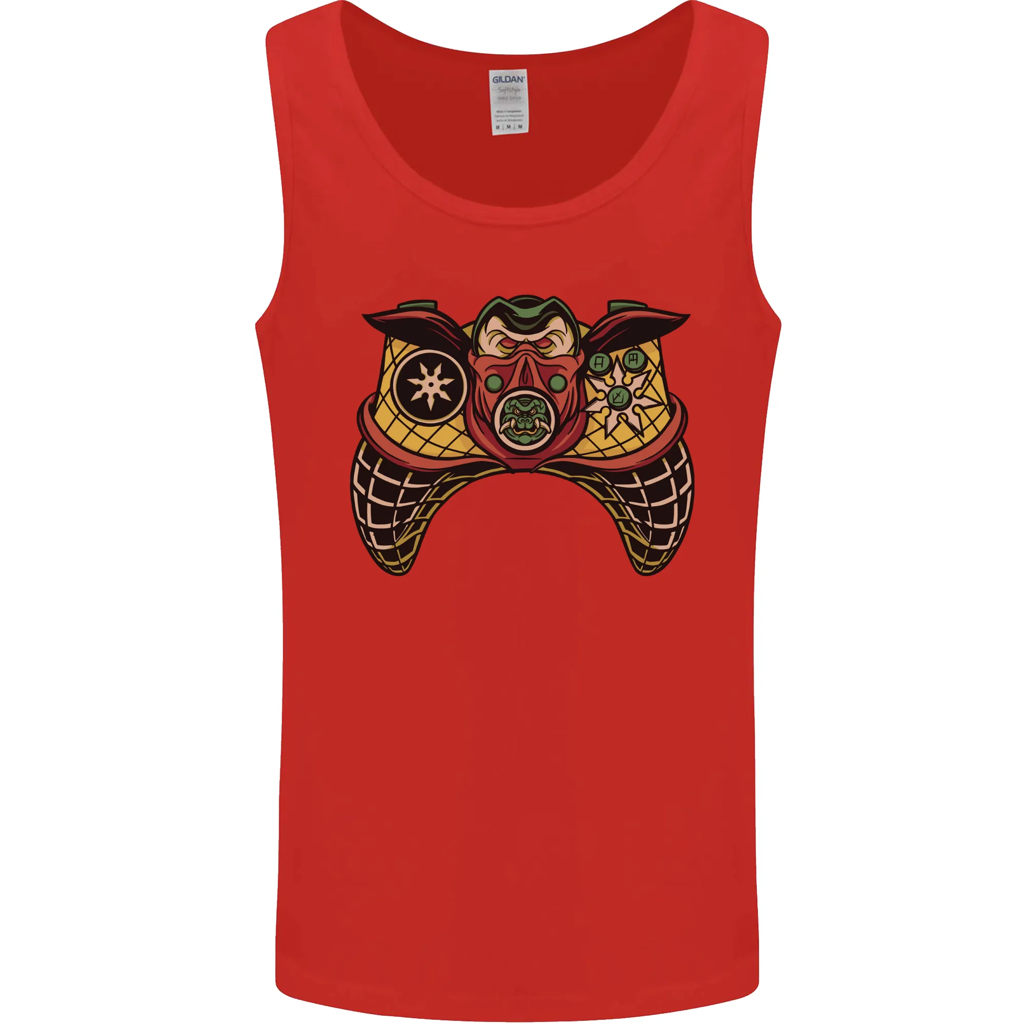 Ninja Joypad Joystick Video Games Gamer Gaming Mens Vest Tank Top