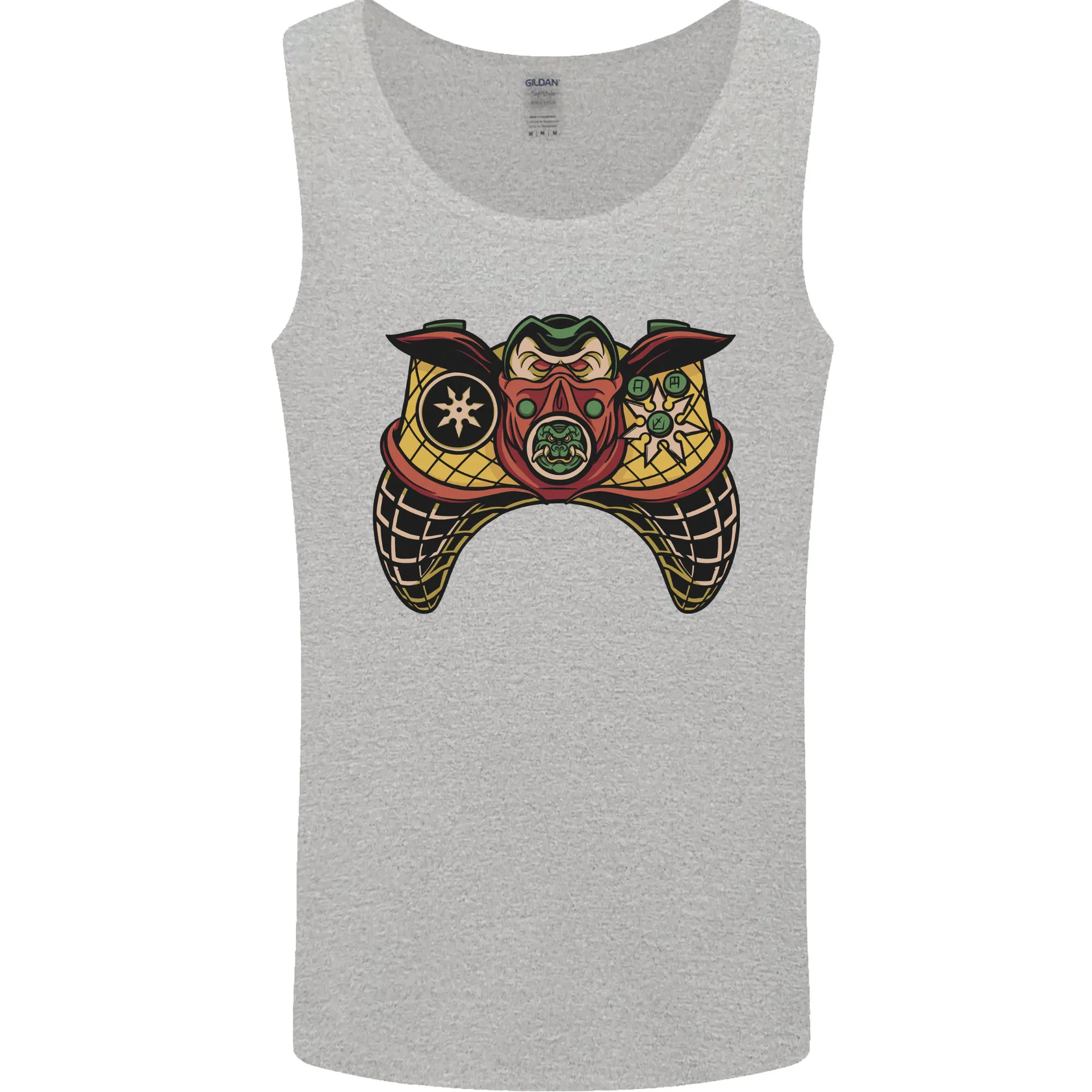 Ninja Joypad Joystick Video Games Gamer Gaming Mens Vest Tank Top