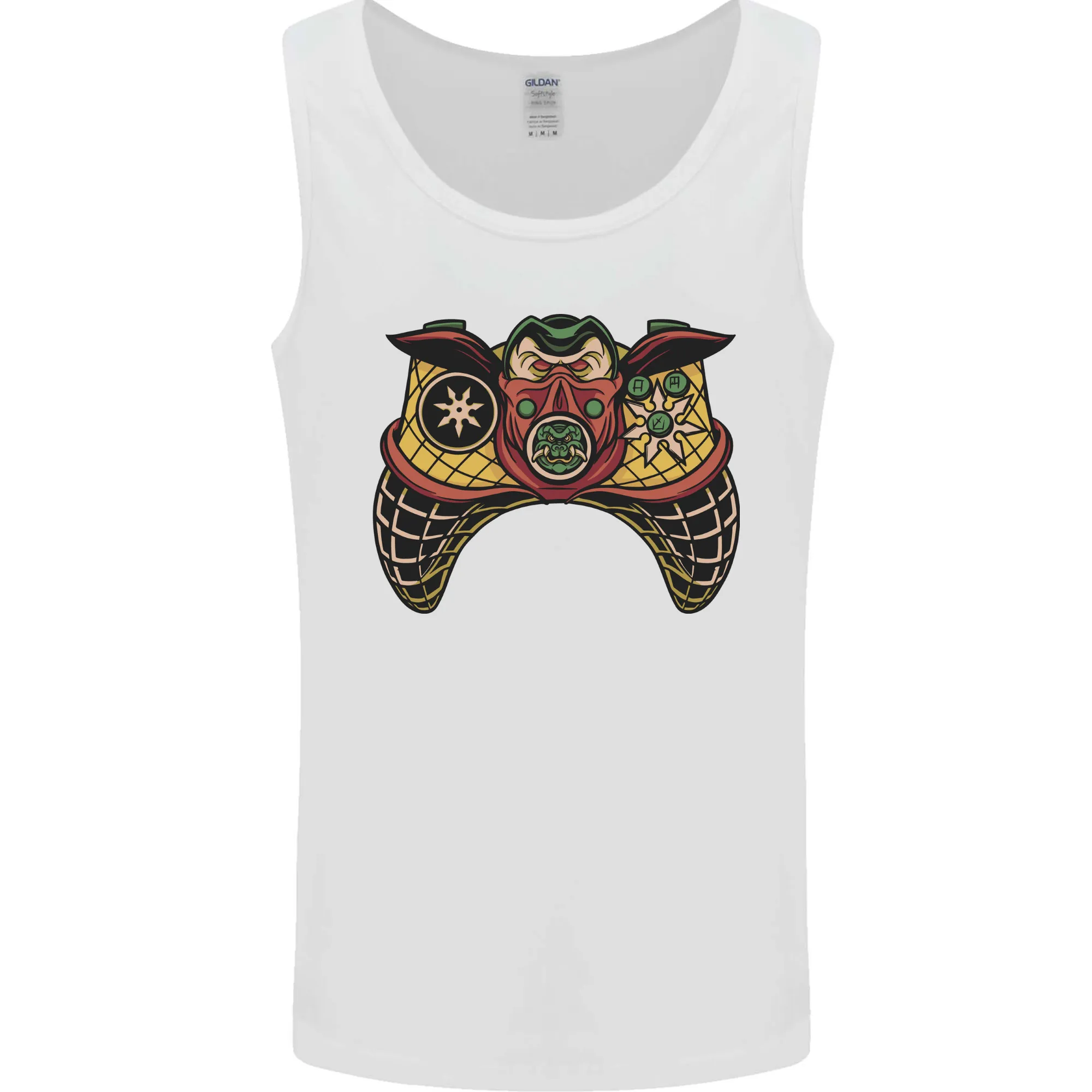 Ninja Joypad Joystick Video Games Gamer Gaming Mens Vest Tank Top