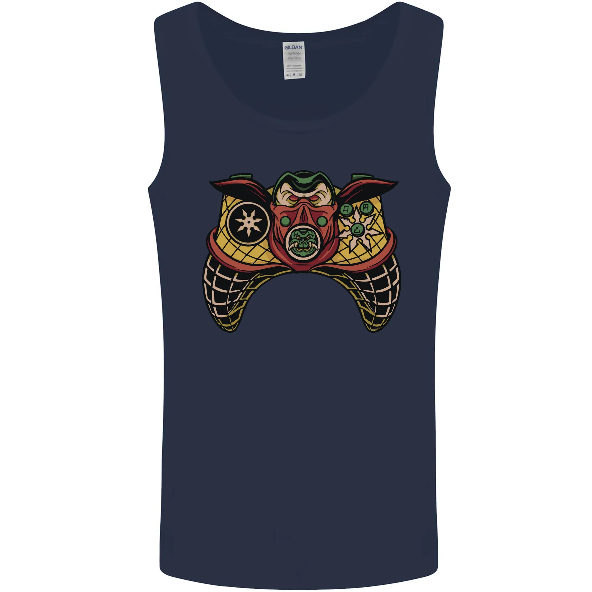 Ninja Joypad Joystick Video Games Gamer Gaming Mens Vest Tank Top