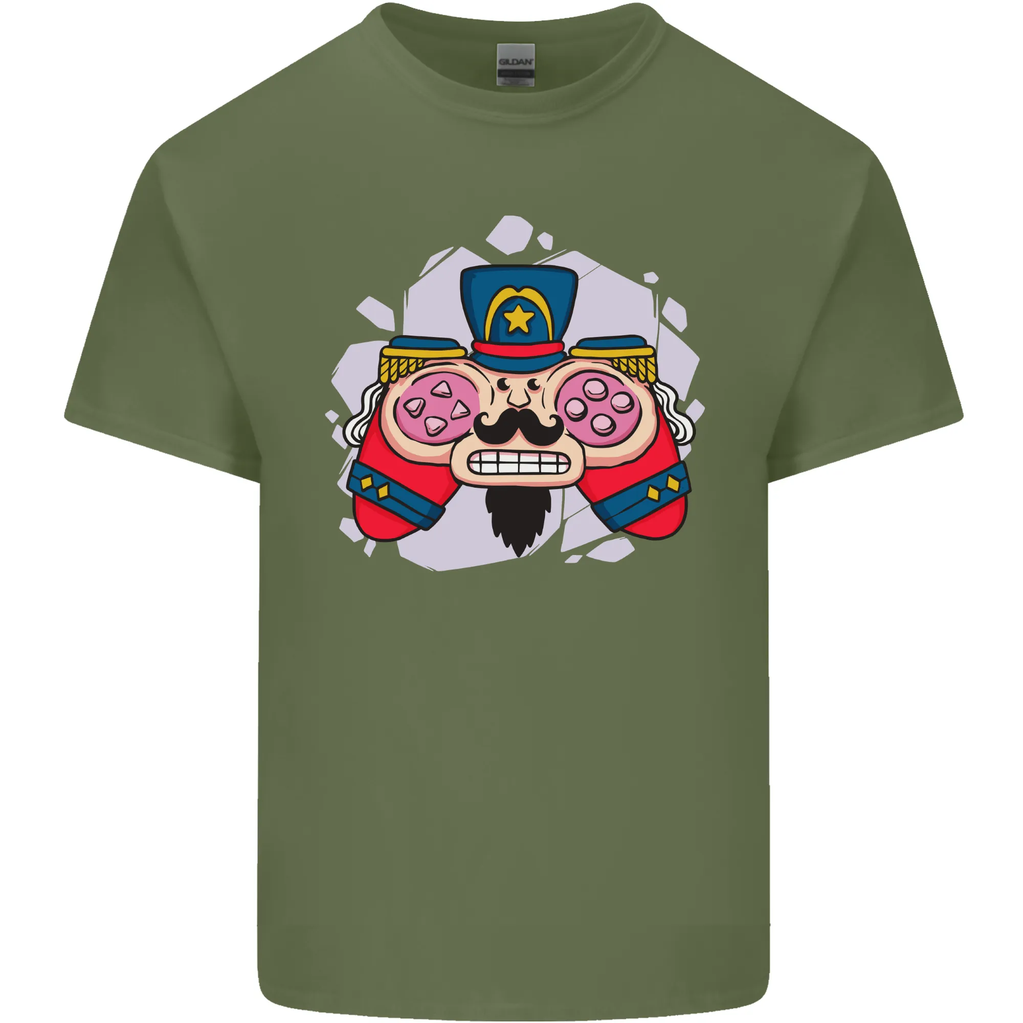 Nutcracker Joypad Gaming Joy Stick Gamer Mens Light Cotton T-Shirt