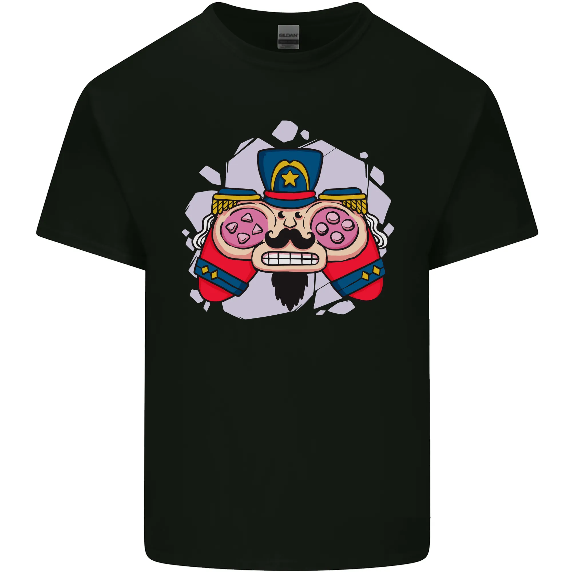 Nutcracker Joypad Gaming Joy Stick Gamer Mens Light Cotton T-Shirt