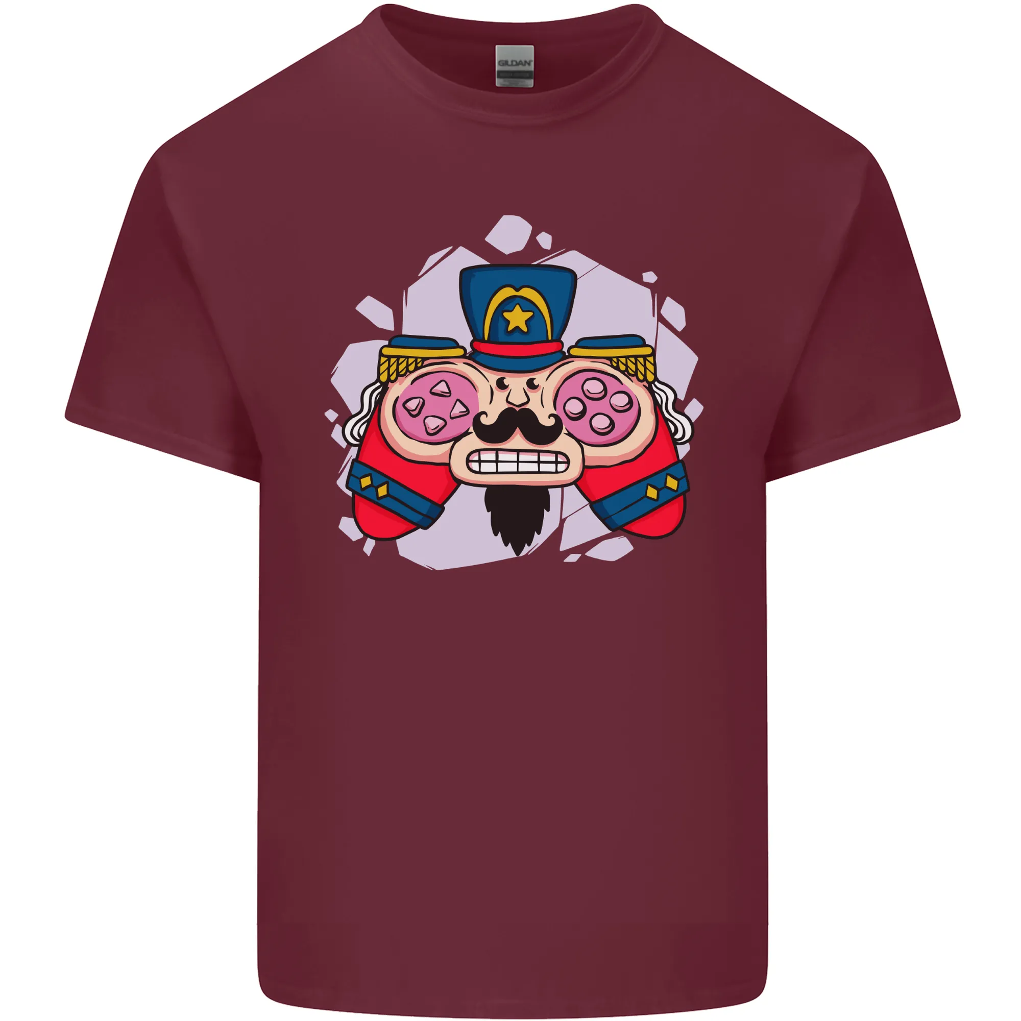 Nutcracker Joypad Gaming Joy Stick Gamer Mens Light Cotton T-Shirt