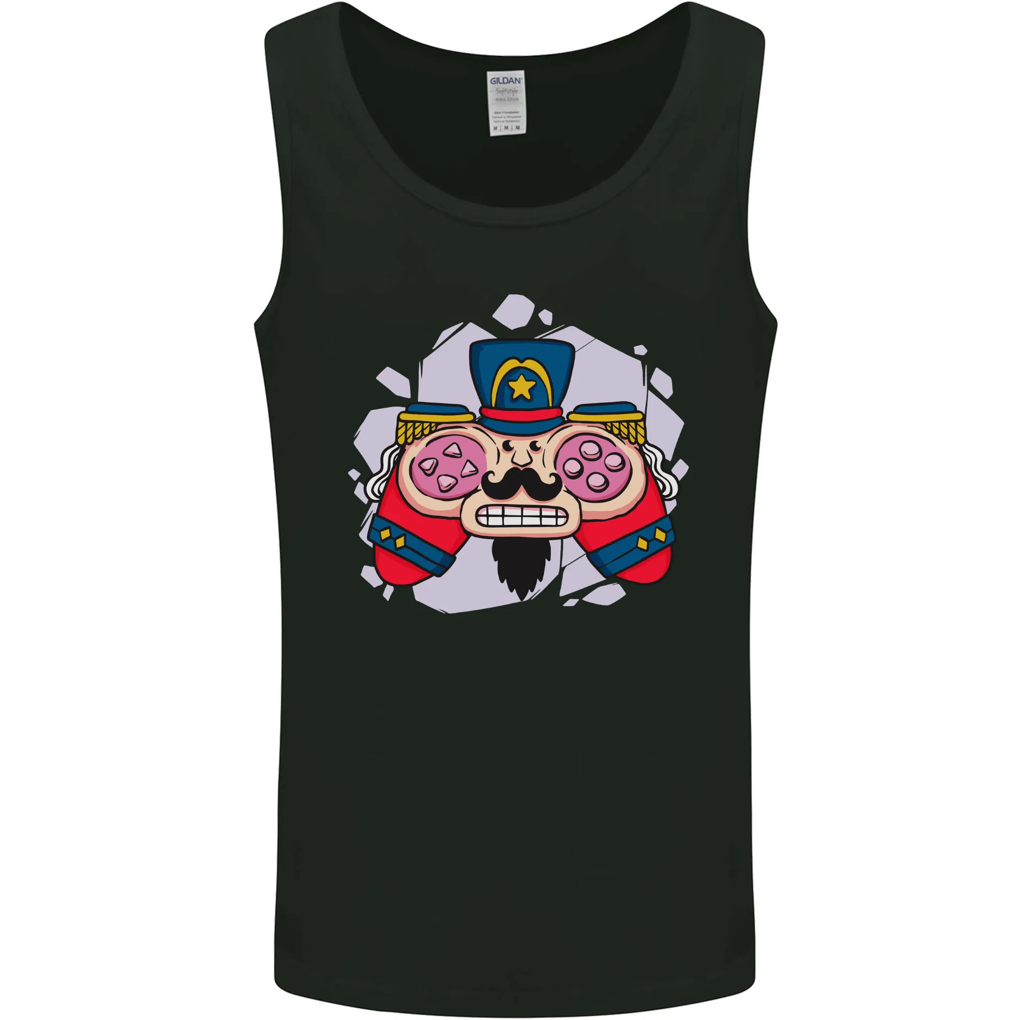 Nutcracker Joypad Gaming Joy Stick Gamer Mens Vest Tank Top