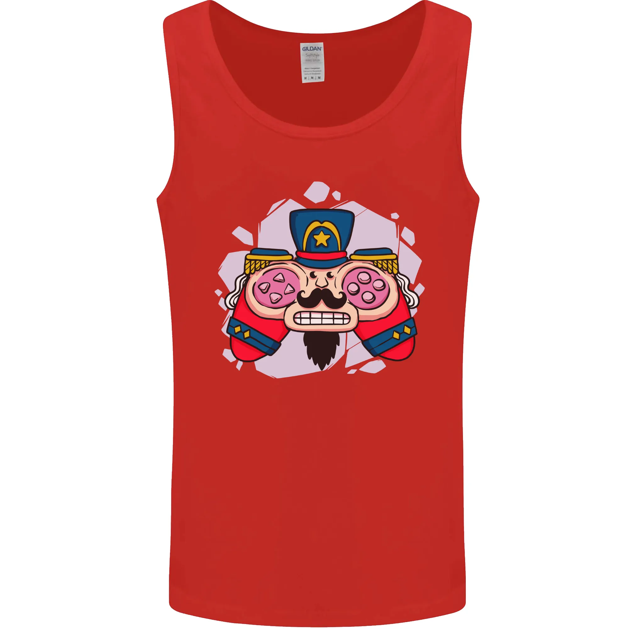 Nutcracker Joypad Gaming Joy Stick Gamer Mens Vest Tank Top
