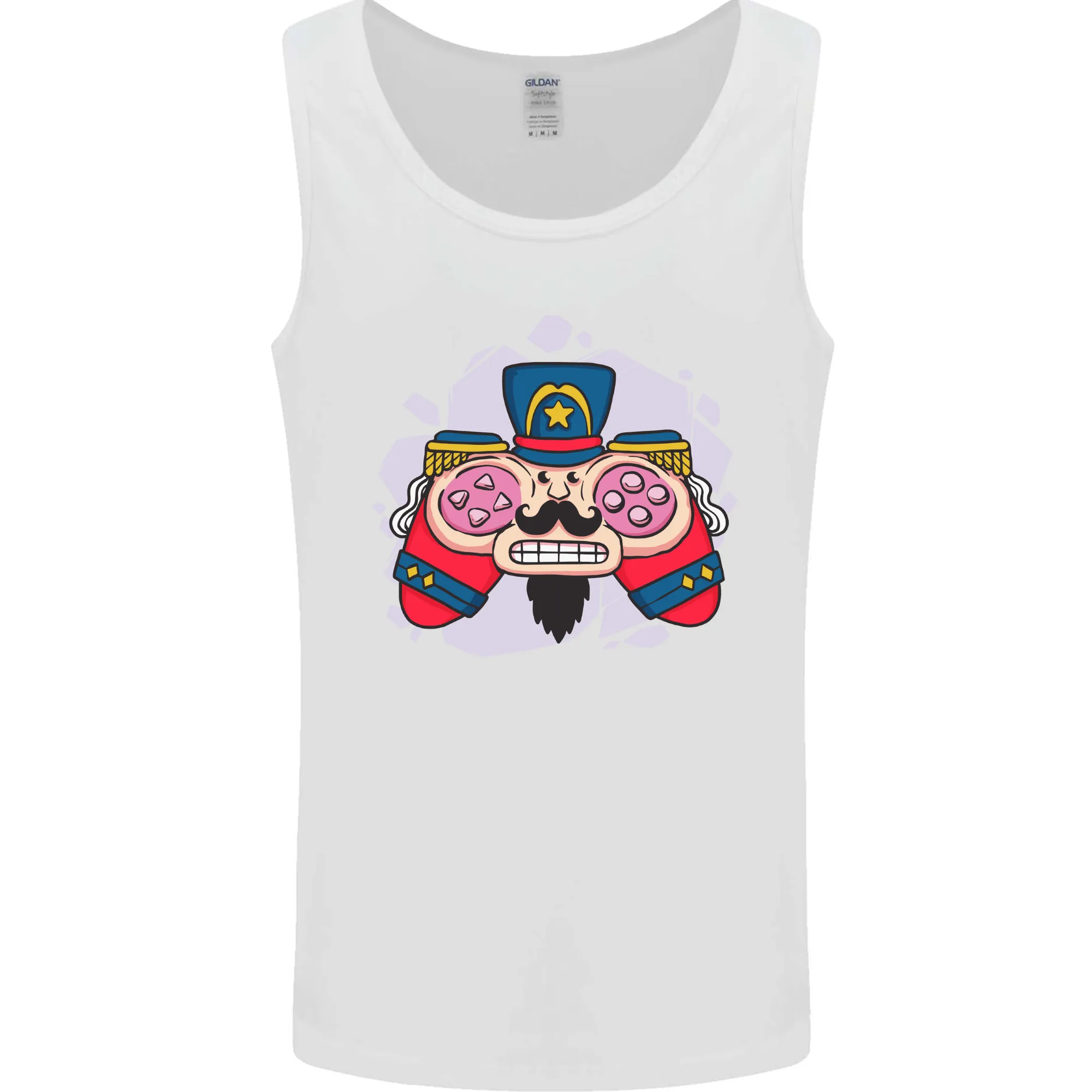 Nutcracker Joypad Gaming Joy Stick Gamer Mens Vest Tank Top