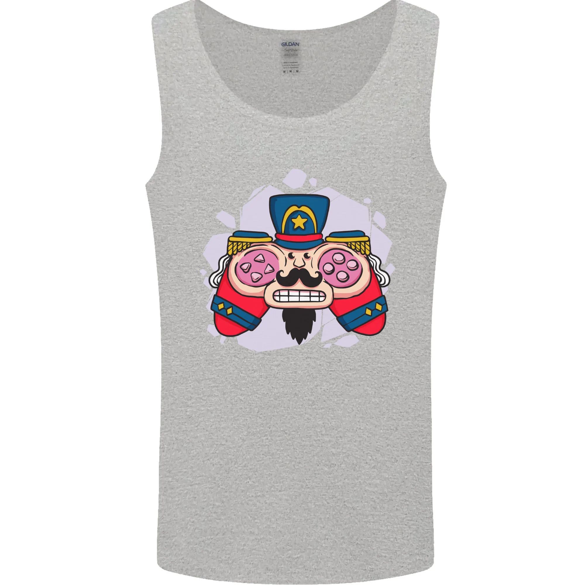 Nutcracker Joypad Gaming Joy Stick Gamer Mens Vest Tank Top