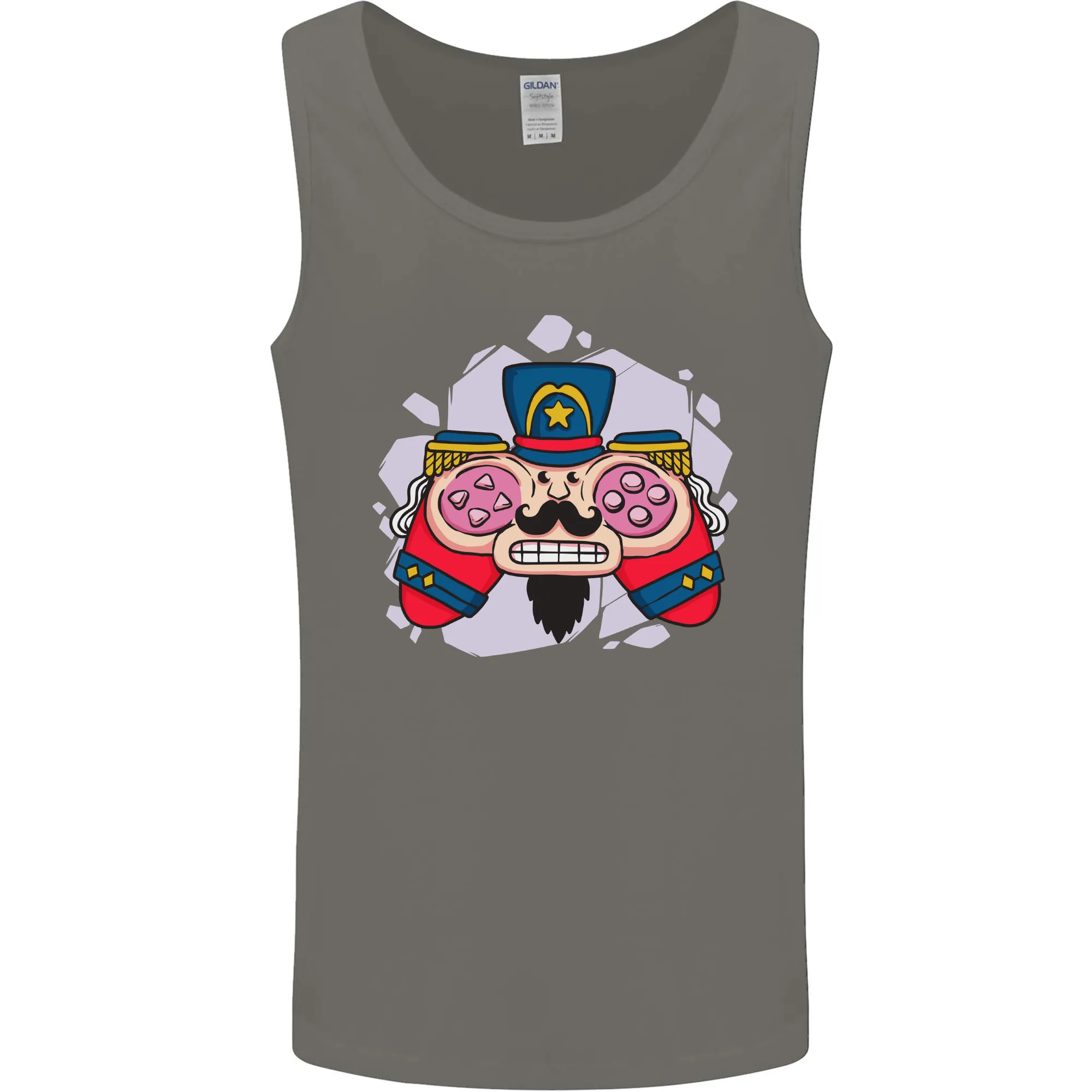 Nutcracker Joypad Gaming Joy Stick Gamer Mens Vest Tank Top