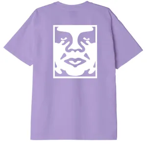 Obey bold icon heavyweight tee Digital lavender