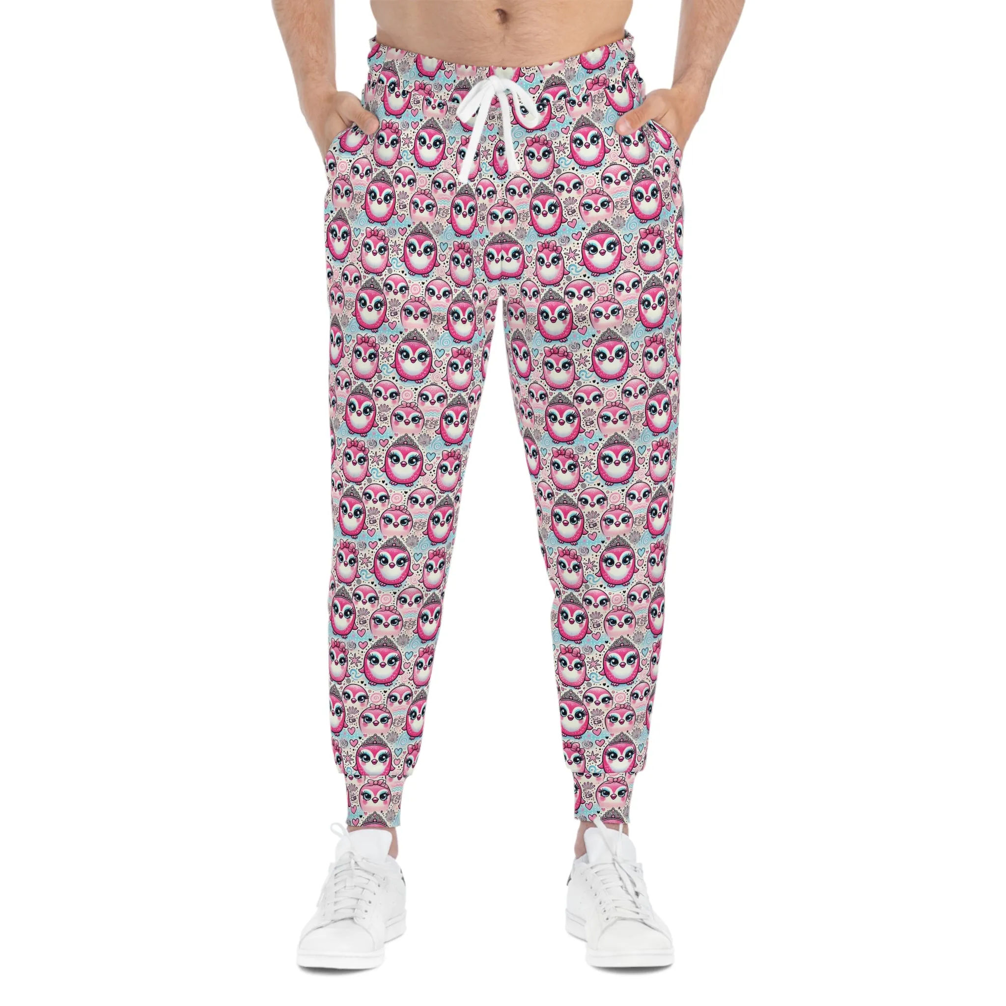 Princess Penguin Womens Athletic Joggers Sweatpants