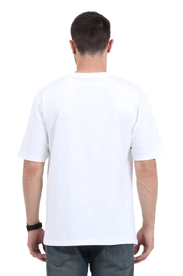 "Luck &amp; Chaos" Oversized Streetwear Graphic T-Shirt