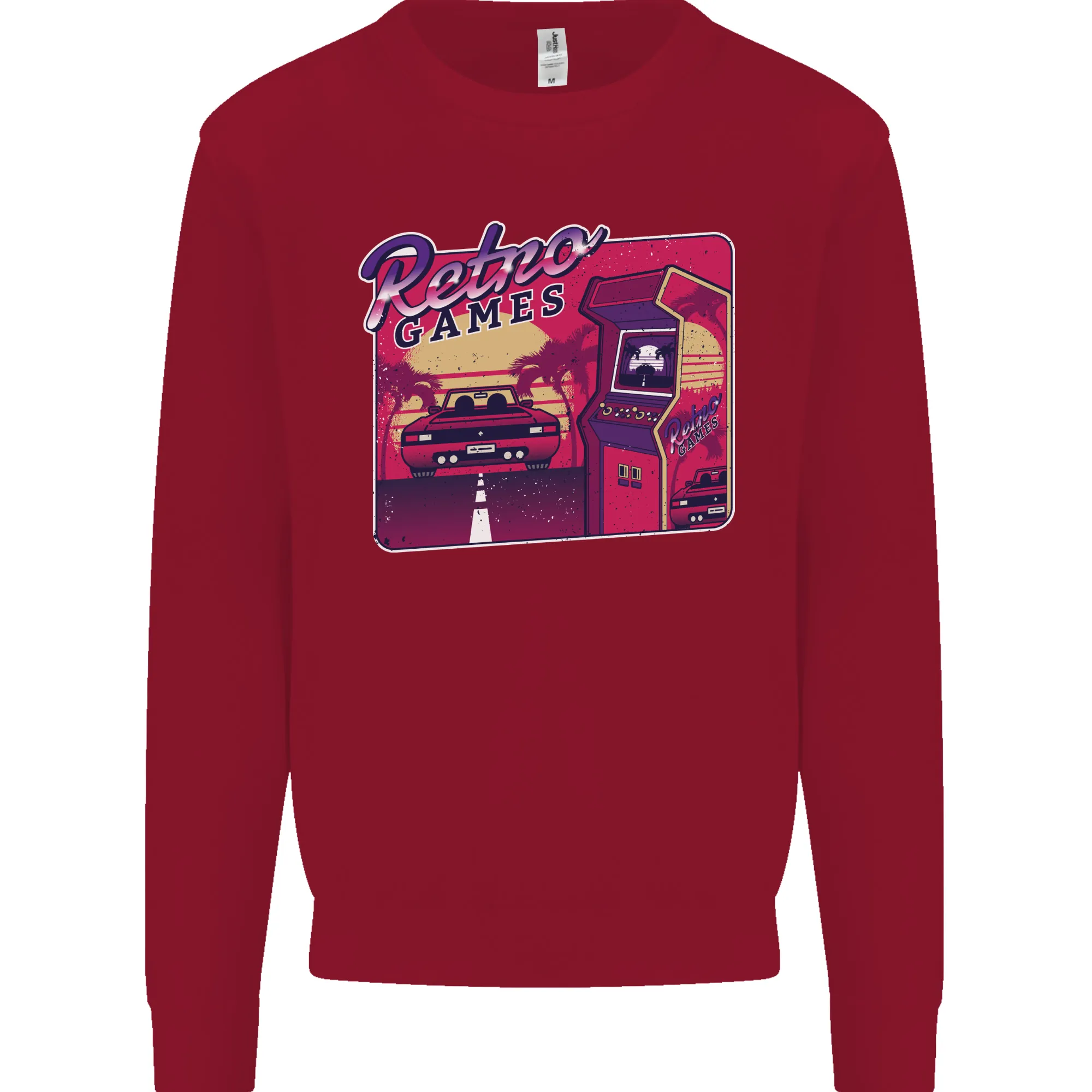 Retro 80s Arcade Games Mens Sweatshirt Jumper