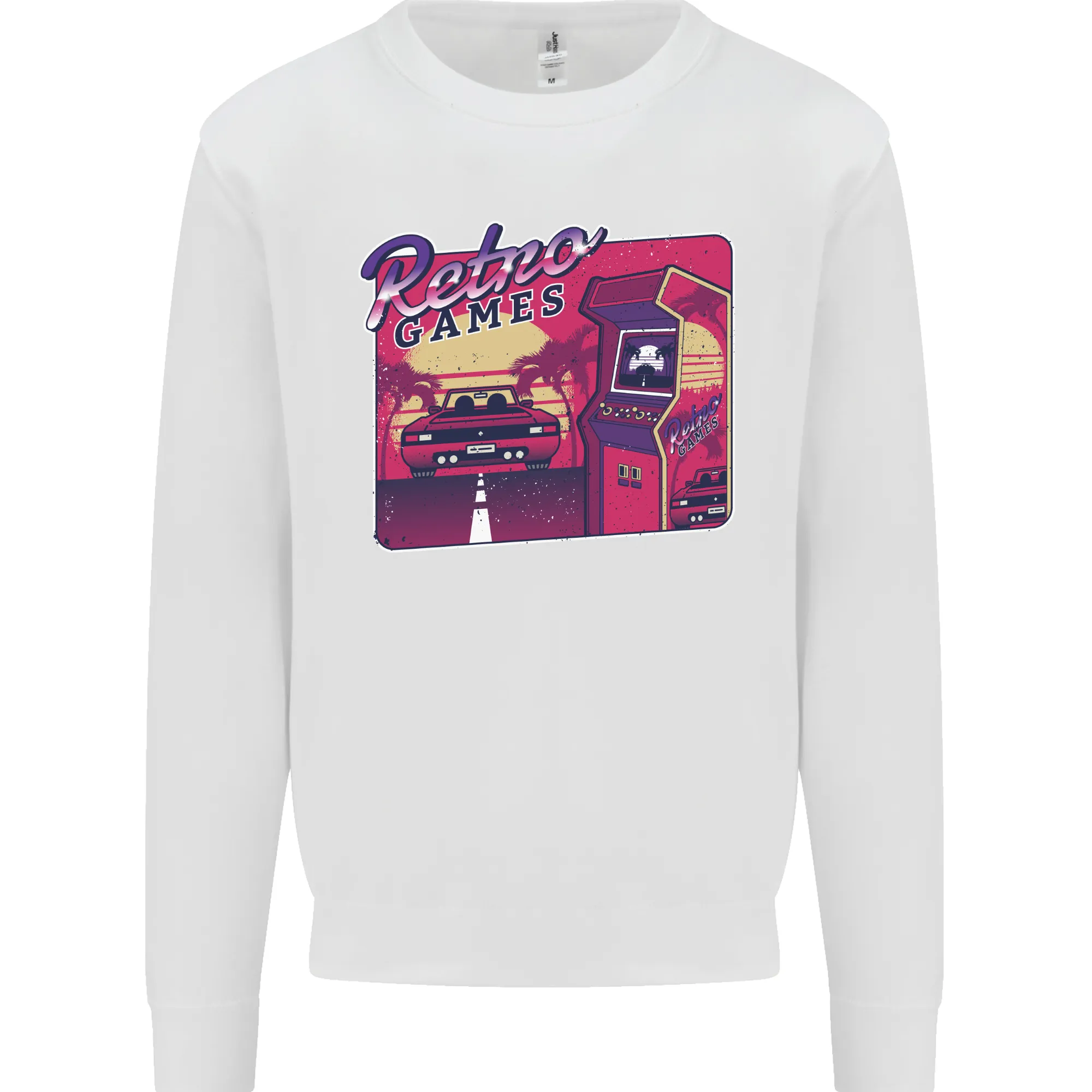 Retro 80s Arcade Games Mens Sweatshirt Jumper