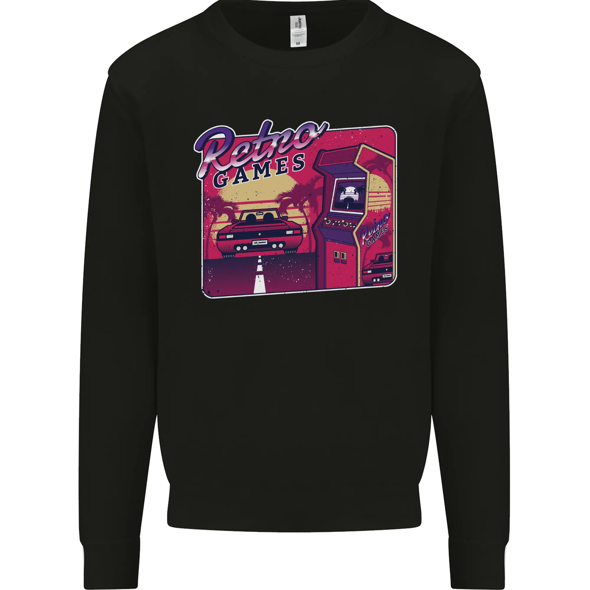 Retro 80s Arcade Games Mens Sweatshirt Jumper