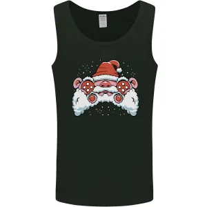 Santa Controller Video Games Gaming Joypad Xmas Mens Vest Tank Top