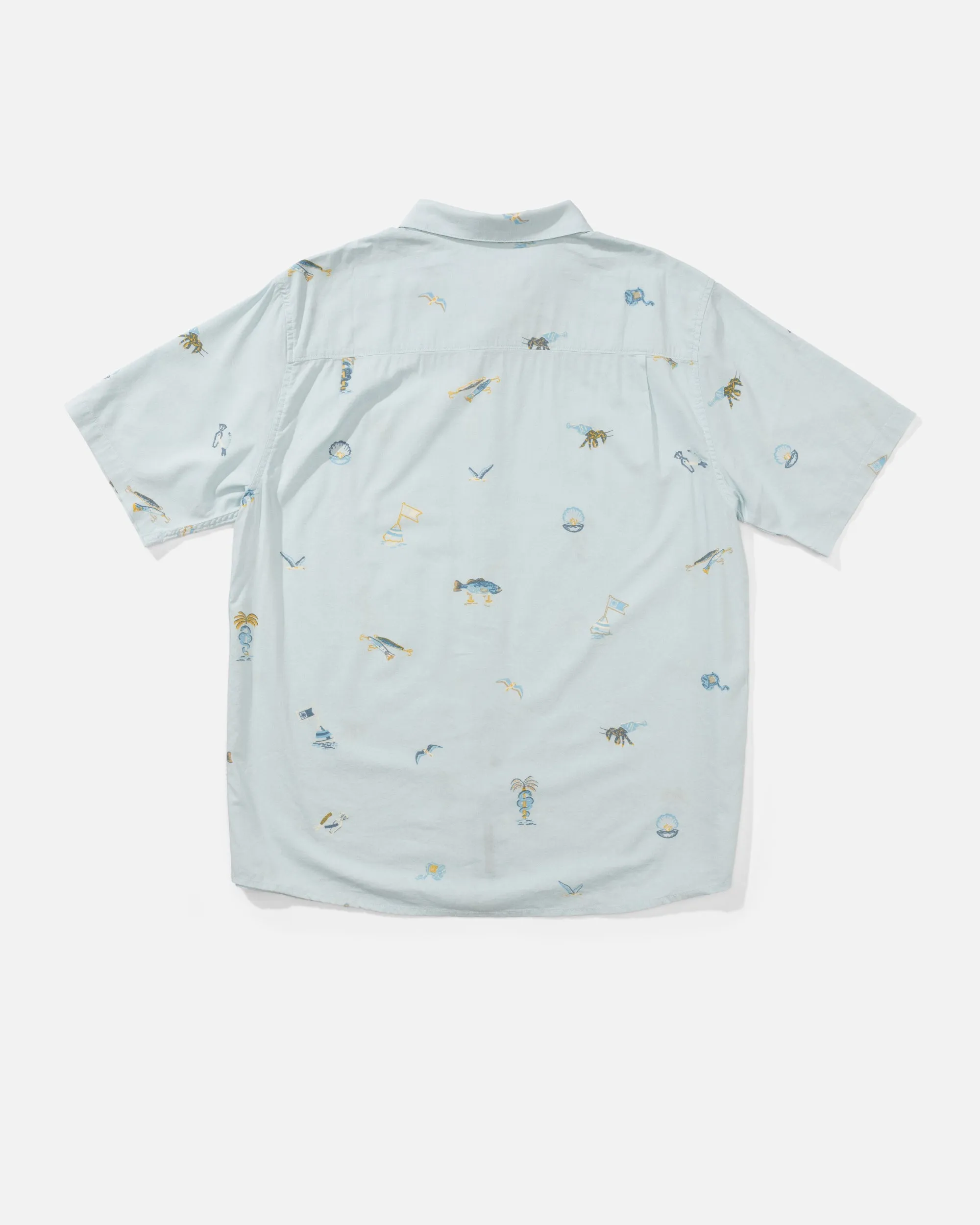 Session Button Up - Light Blue
