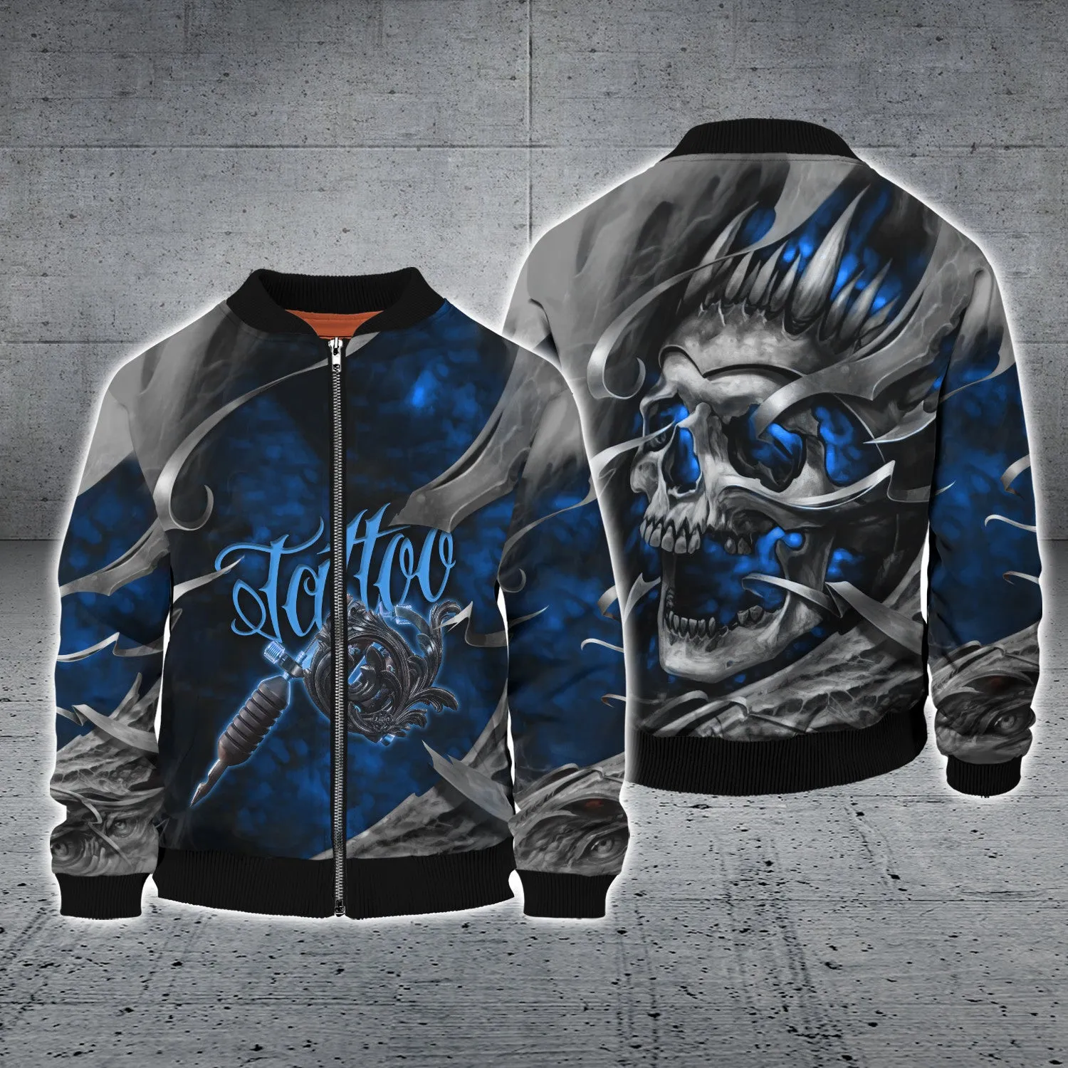 Skull Tattoo Artist Pattern 3D Shirts