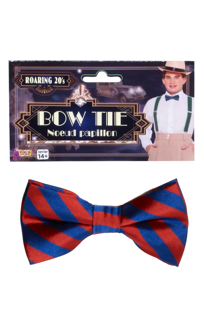 Striped Bow Tie Accessory