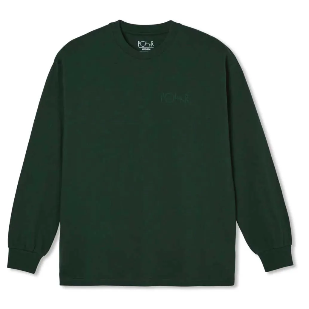 Stroke Logo Longsleeve Tee Dark Green